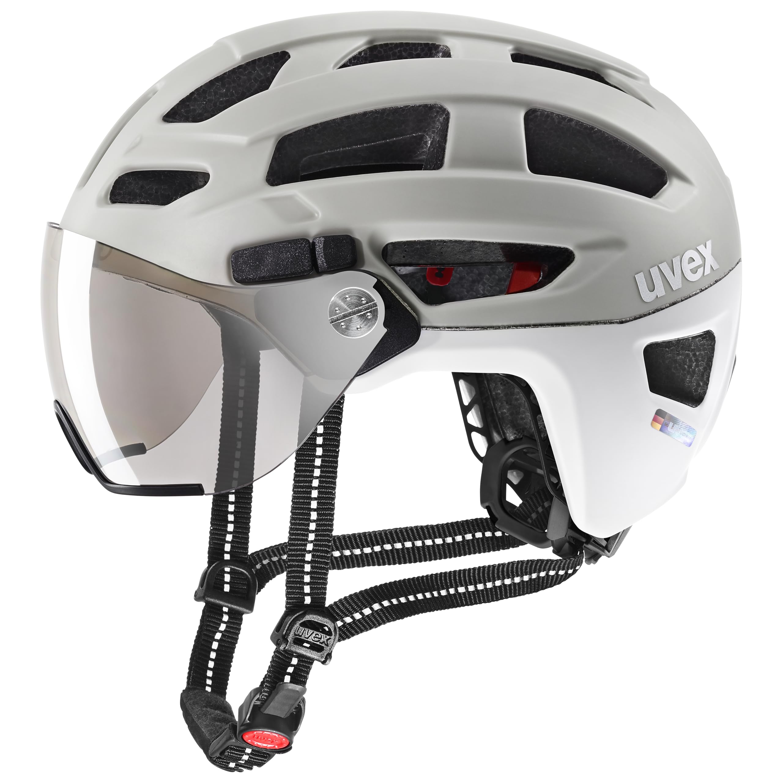 Amazon | uvex(ウベックス) バイザー付き自転車ヘルメット LEDライト