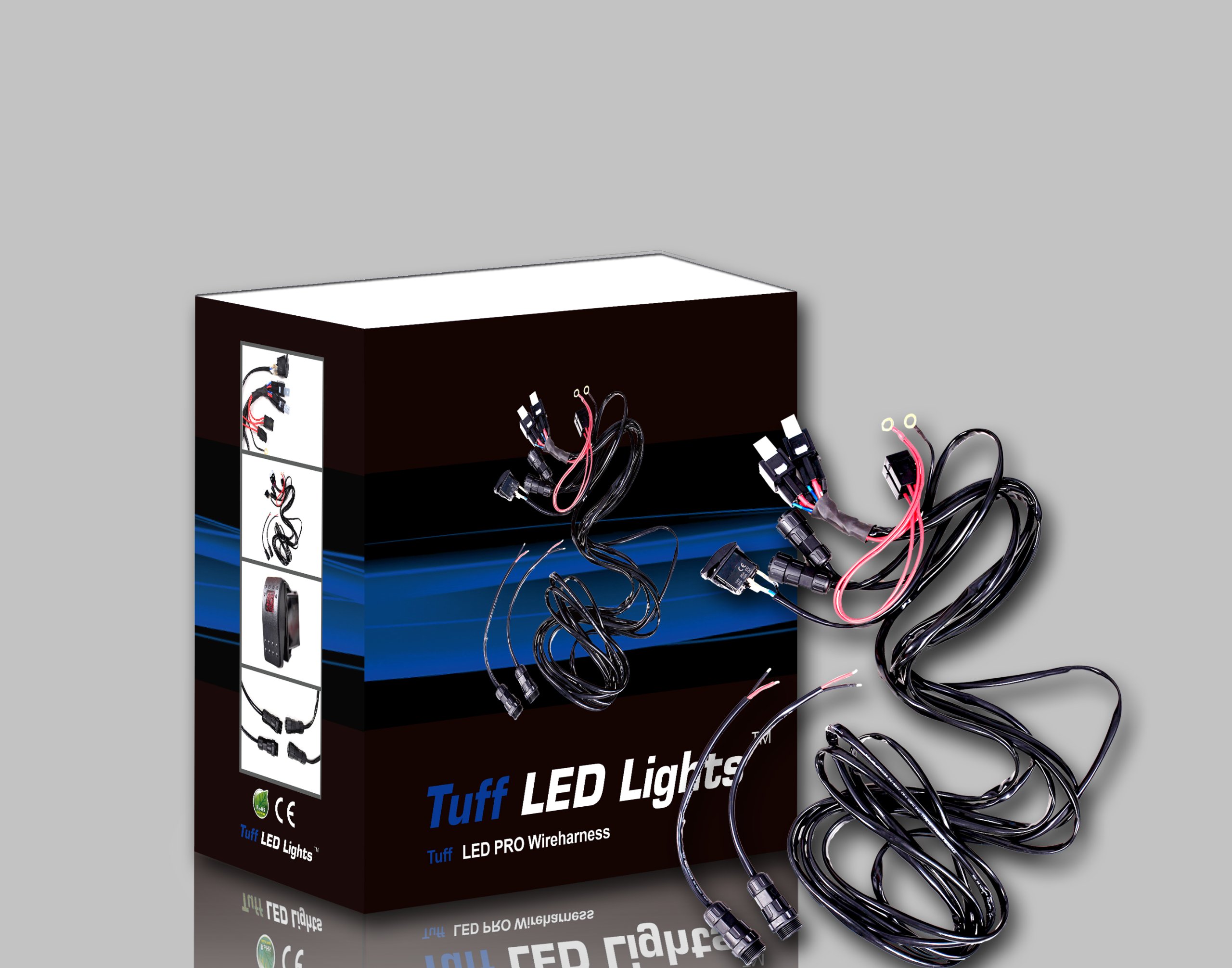 Buy Tuff LED Lights Pro Universal Wiring Harness for High Wattage LED