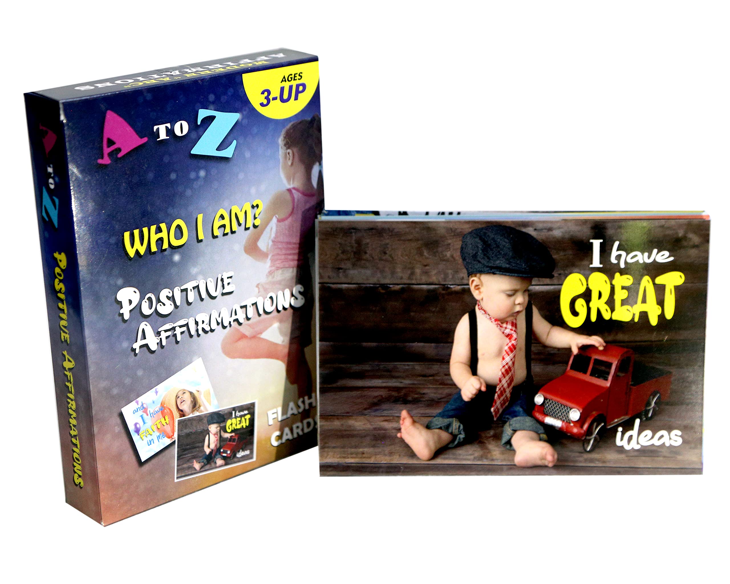 GamesHub - A to Z - ABC Positive Affirmation Flash Cards for Kids to Invoke The Feeling of Positivity with Learning and Fun (B09H4Q47JQ) Amazon Price History, Amazon Price Tracker