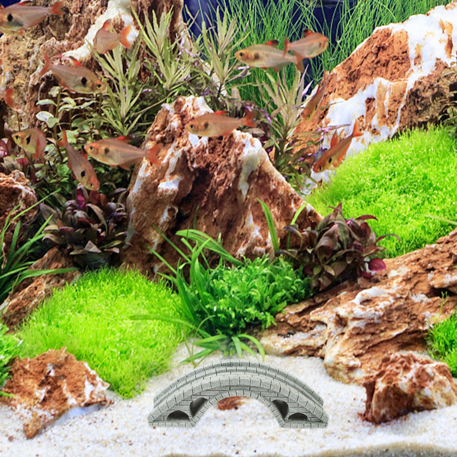Kleine Brücke Aus Kunstharz – Miniatur-Deko Für Feengarten, Puppenhaus & DIY, 6,9 X 1,6 Cm