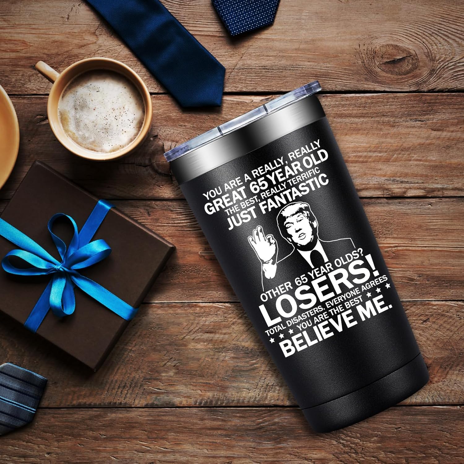 65th Birthday Gifts Men - 65th Birthday Decorations for Men - Great 65 Year Old - 65 Year Old Birthdays Gift Ideas for Man 1961-20oz Tumbler - Image 7