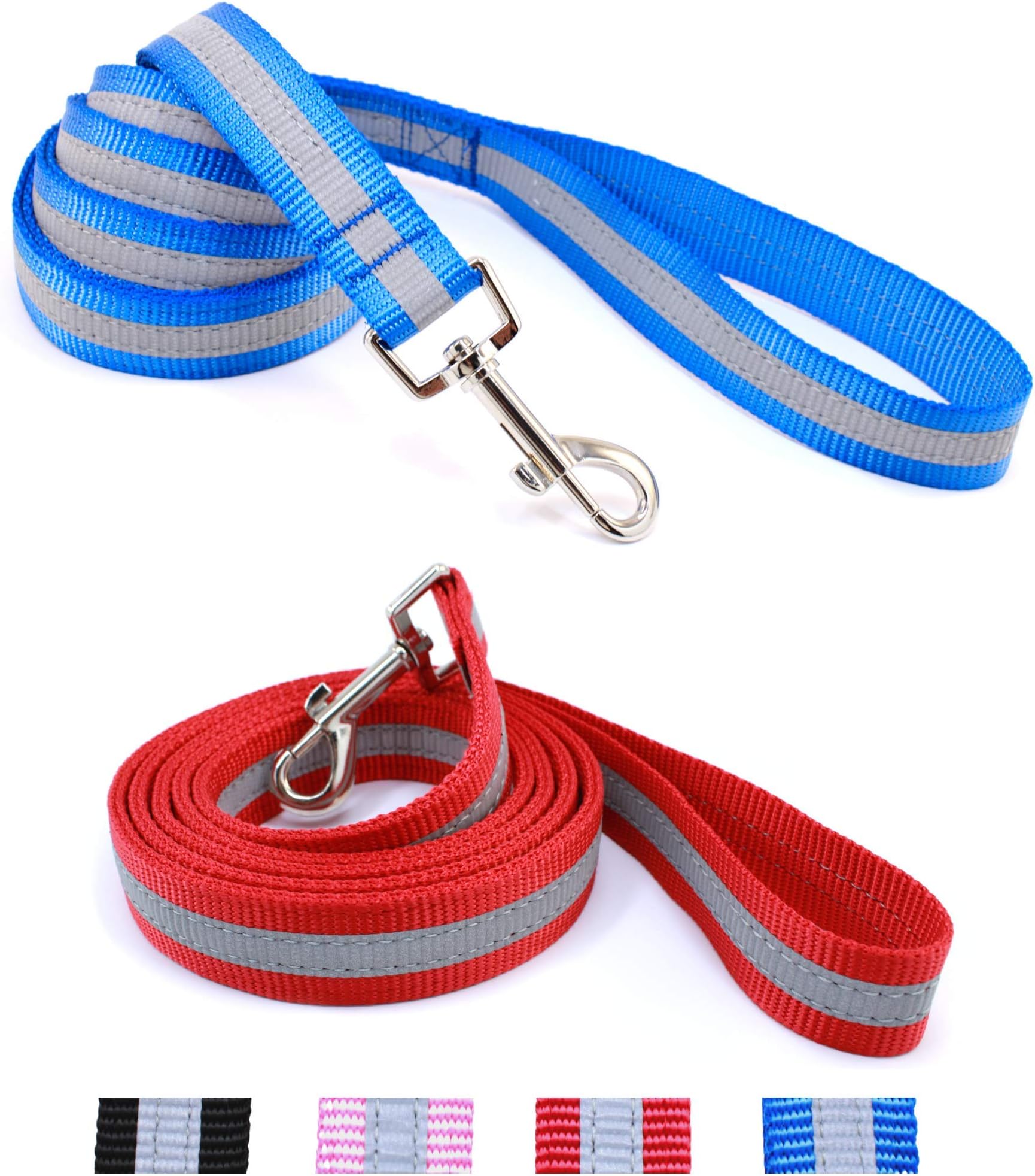 Da Boon Ultra Reflective Double-Sided Dog Leash
