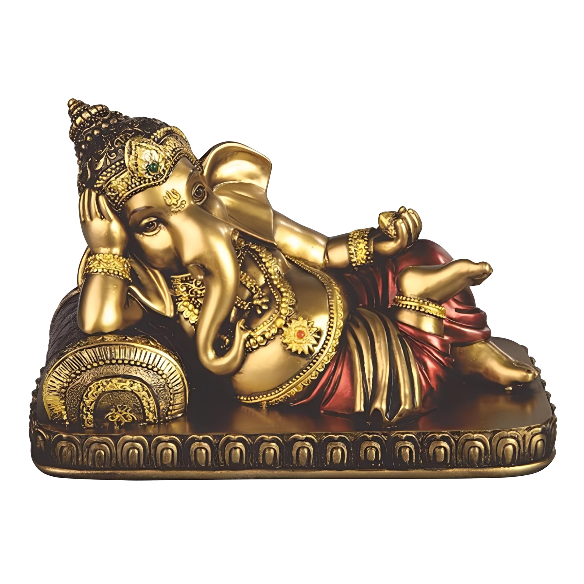 Figurine éléphant Ganesh ICE ARMOR pour décoration maison indienne zen