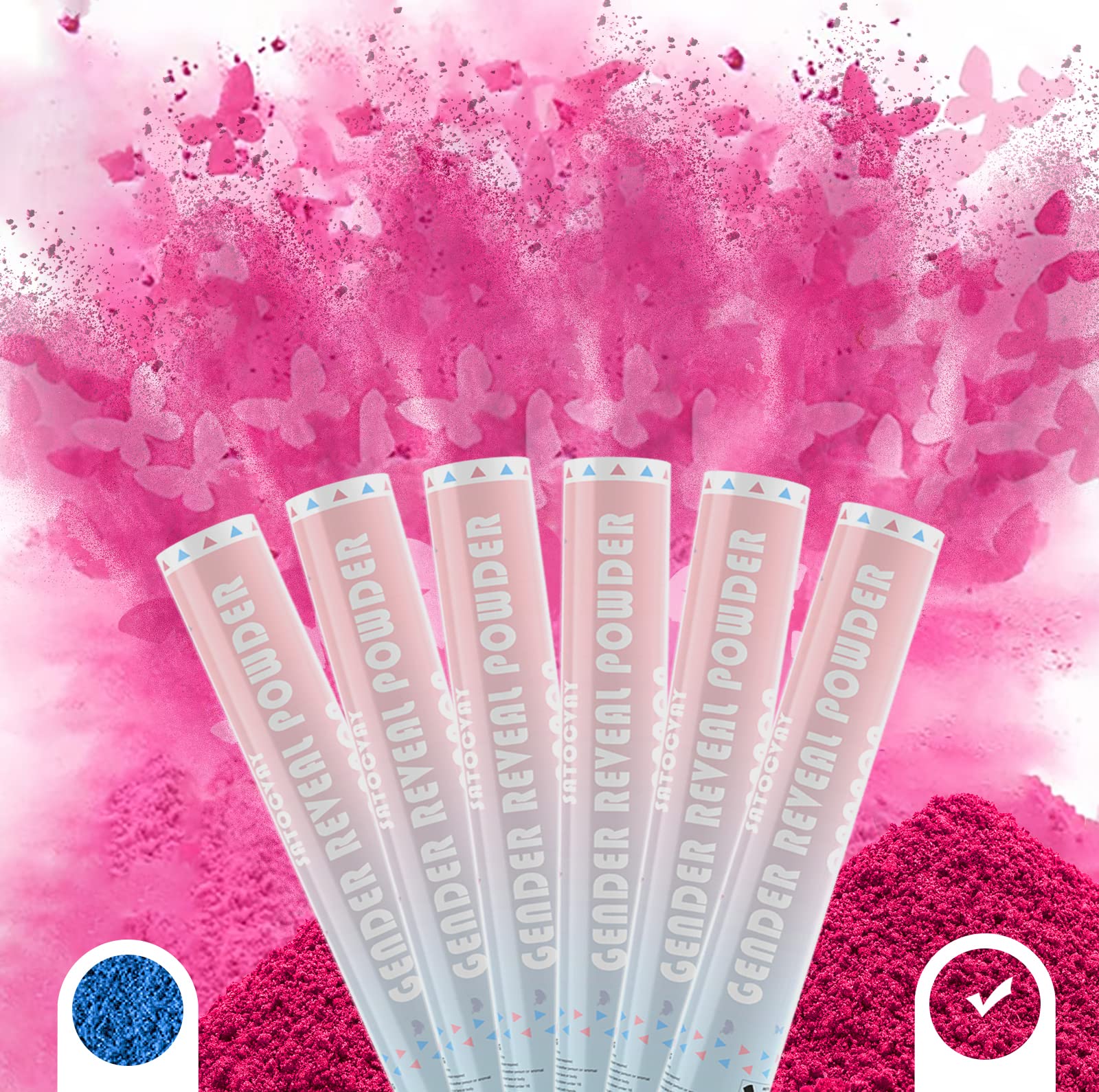 Buy Gender Reveal Confetti Cannon, Gender Reveal Confetti Cannon Popper