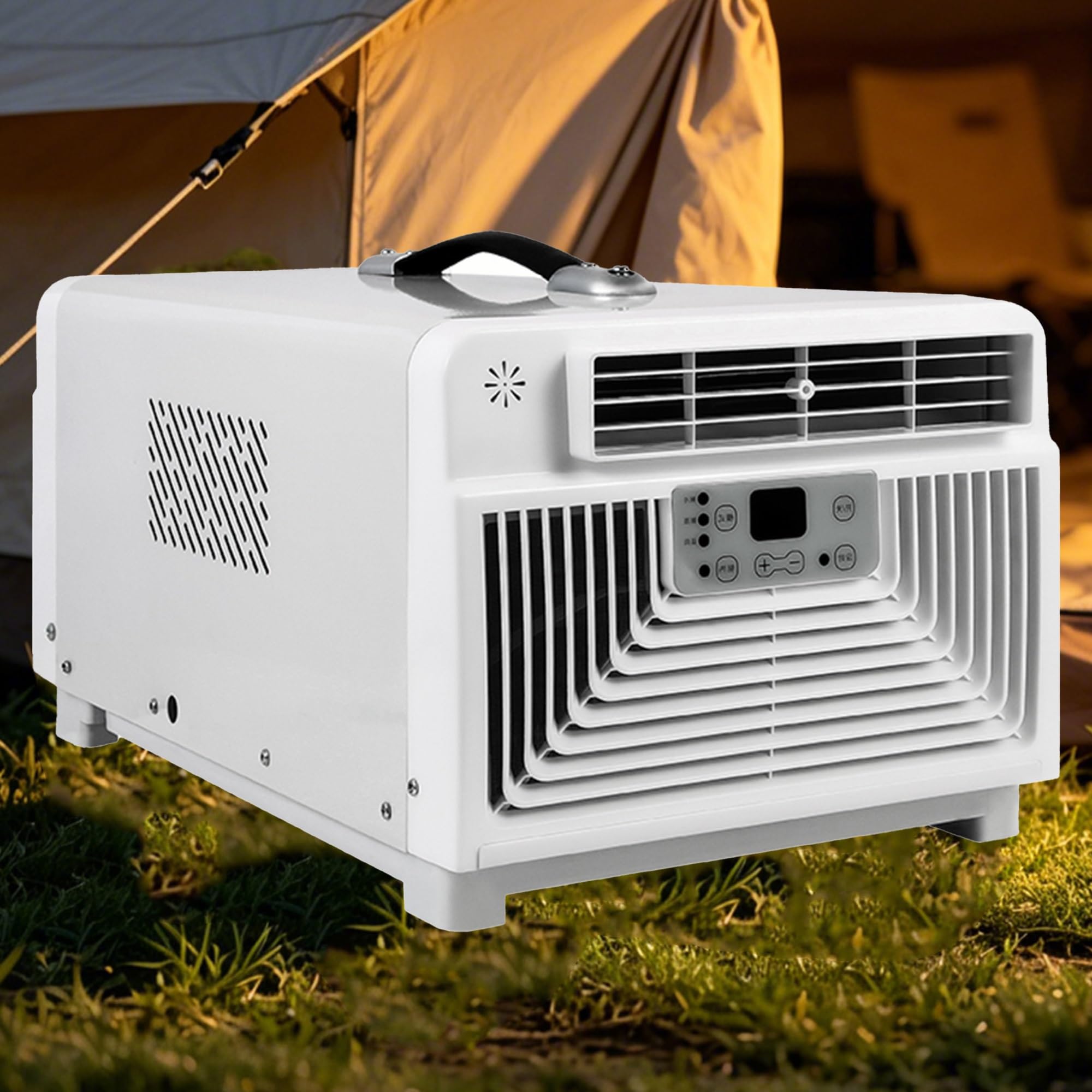 Portable AC Unit with Remote, 2700 BTU Real Compressor, 280W Fast Cooling, 45dB Quiet, 3-in-1 Cooler & Dehumidifier for RV, Camping, Dorm & Small Spaces