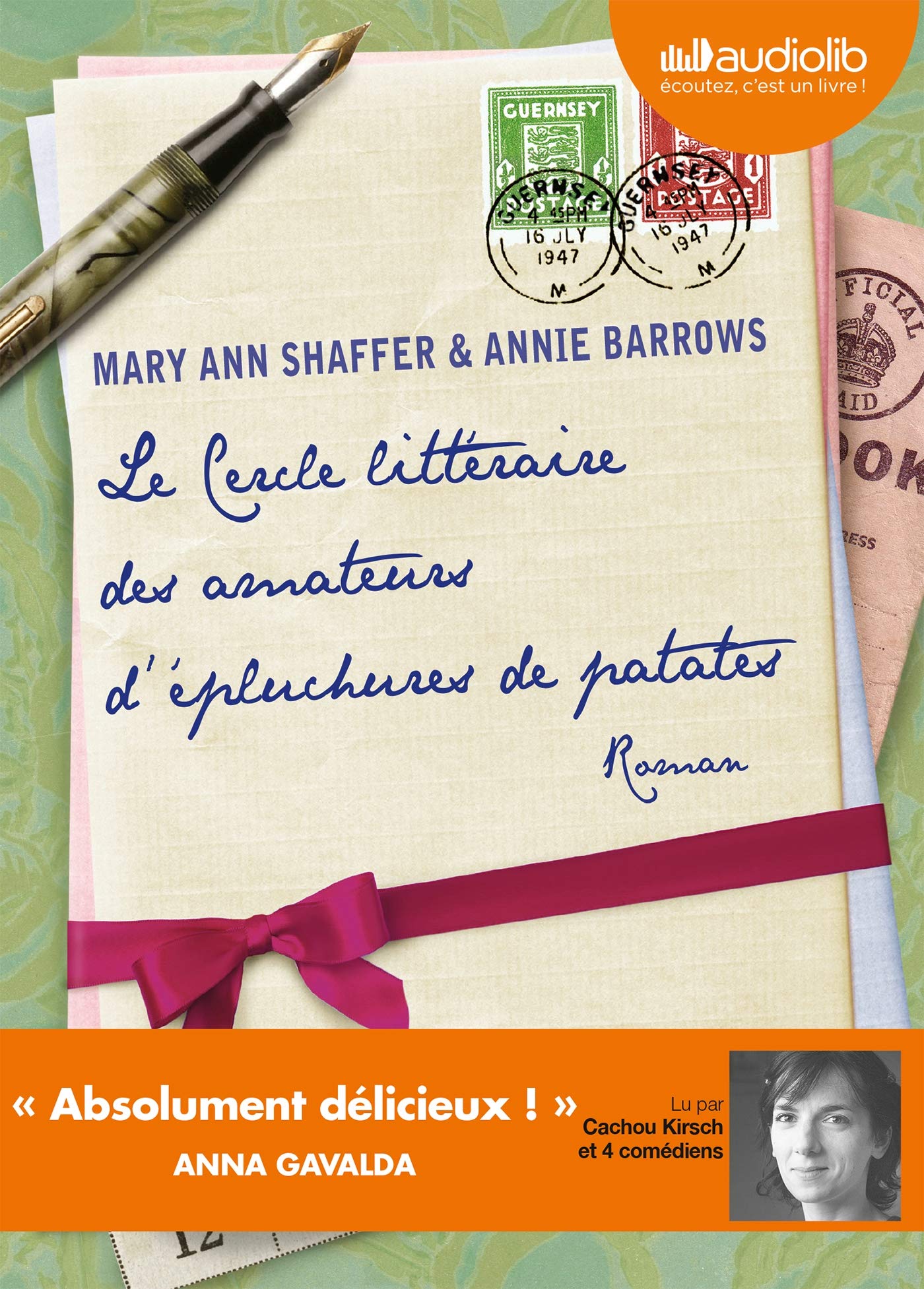 Le Cercle littéraire des amateurs d'épluchures de patates: Livre audio - 1CD MP3 Shaffer, Mary Ann; Barrows, Annie; Kirsch, Cachou; Hons, Nathalie; Janssen, Thierry; Résimont, Philippe; Hugo, Nathalie and Azoulay, Aline