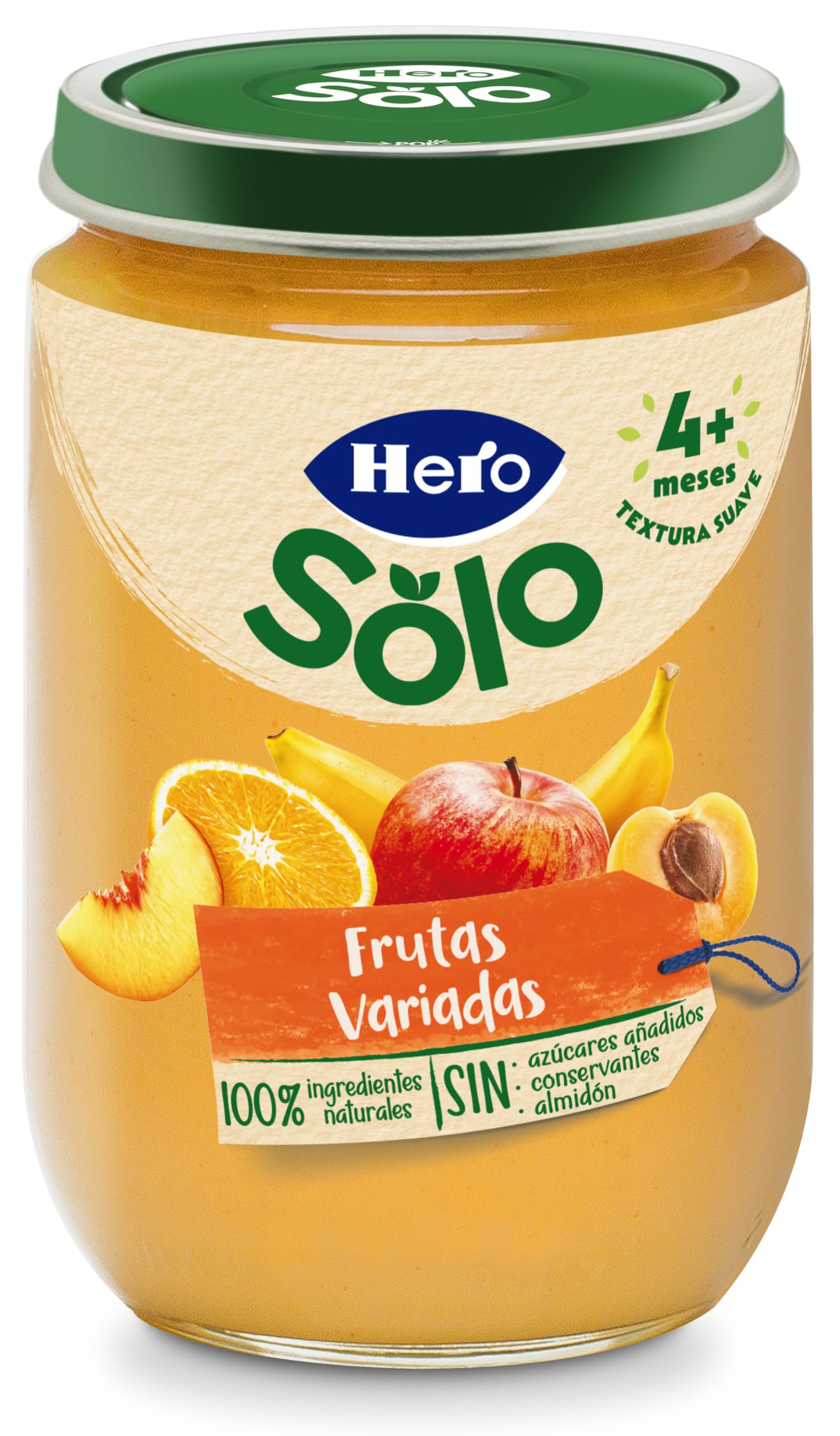 Hero Baby Tarrito Infantil Frutas Variadas Sin Aceite de Palma 12x190g