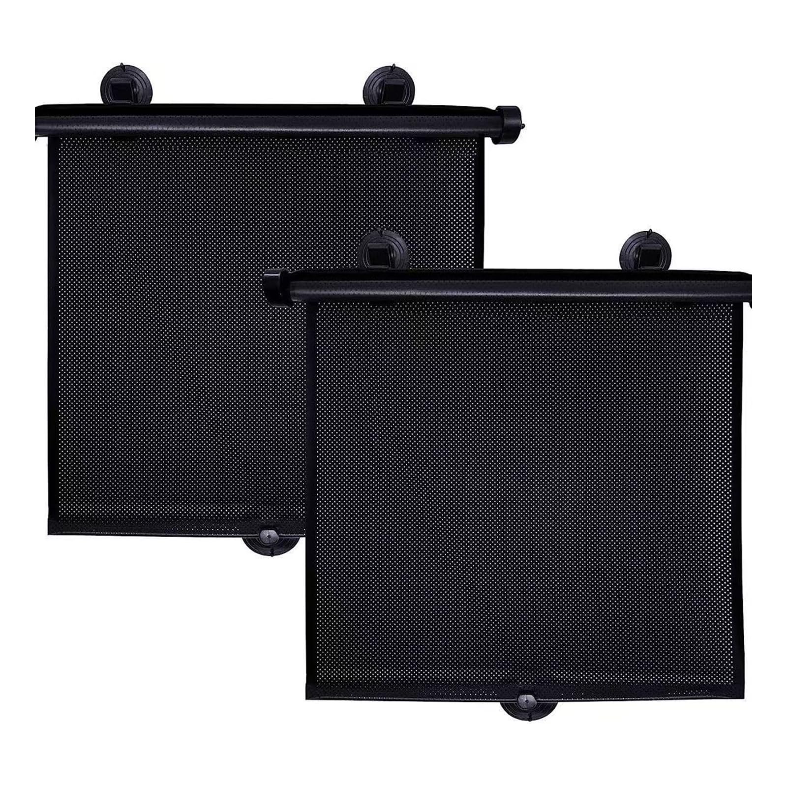 YROHGKPN 2 Pack Car Window Roller Shades Retractable Side Window Shade
