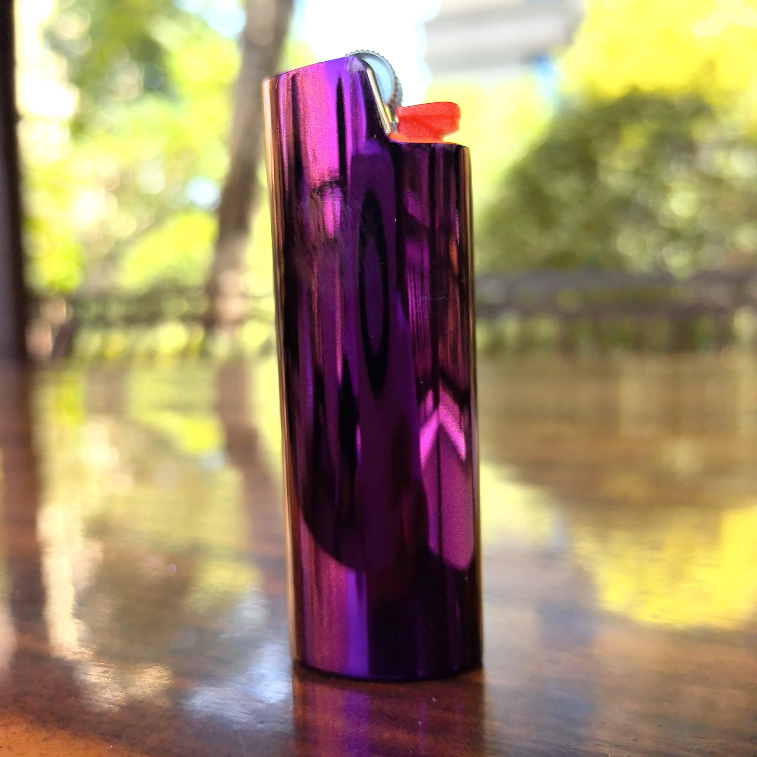 Lucklybestseller Metal Lighter Case Cover Holder for Bic Full Size