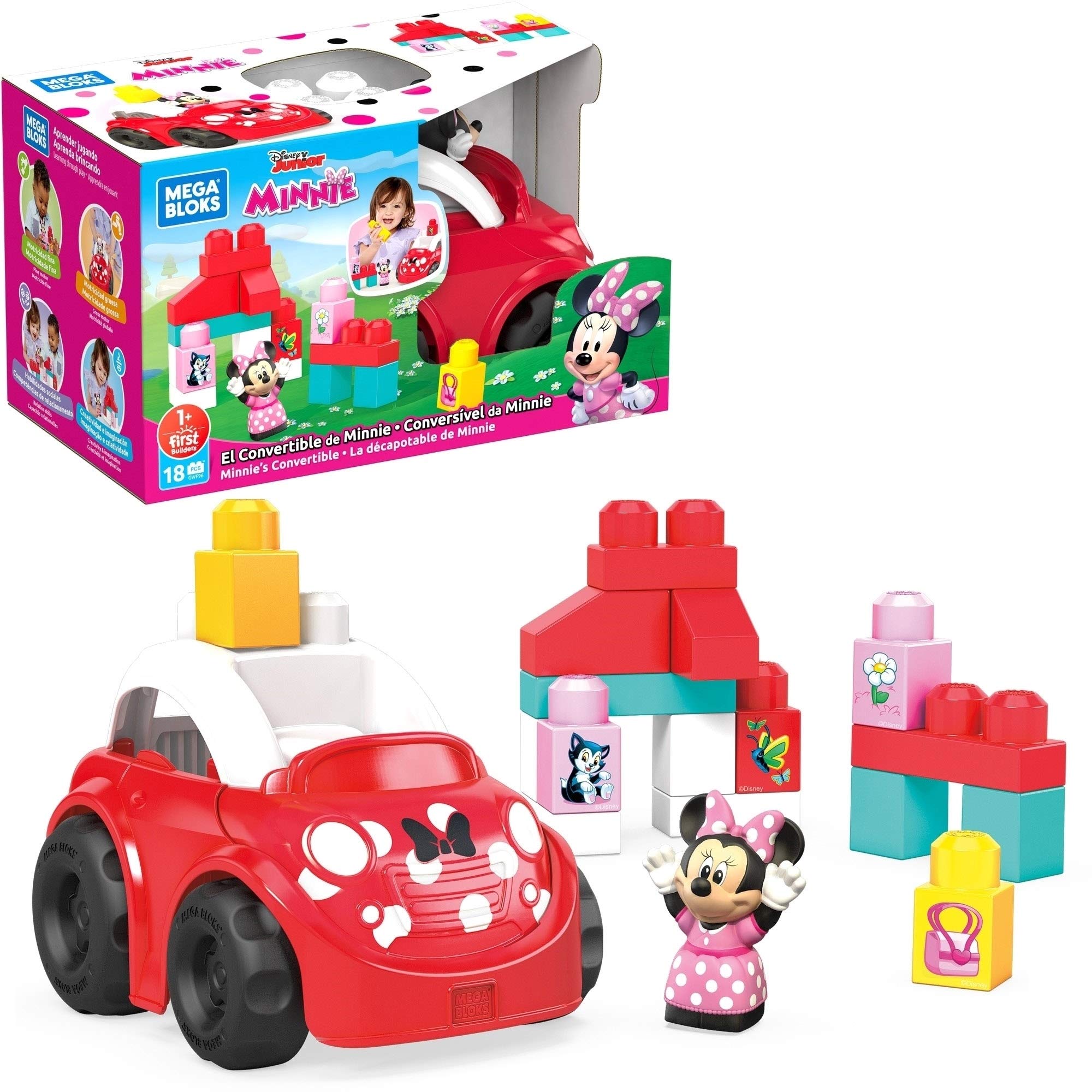 Mega Bloks Breakthrough Puzzle – Minnie Mouse, 200 Teile, 3D Puzzle Für Kinder Ab 8 Jahren