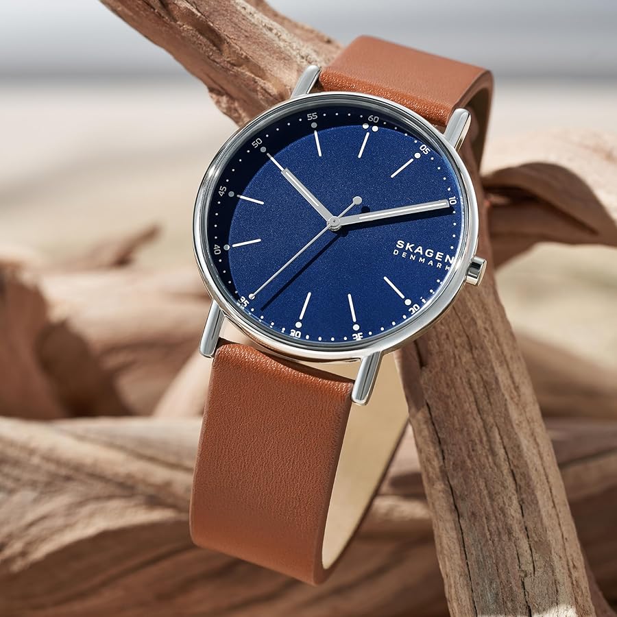 Amazon.com: Skagen Men's Signatur Three-Hand Silver