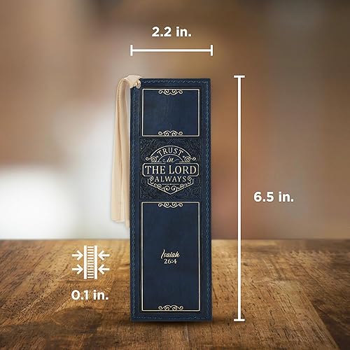 Miniatura 65 de Christian Art Gifts - Separador de piel sintética con cinta de satén y verso bíblico inspirador para mujeres y hombres, Marrón - Proverbios 31 Mujer