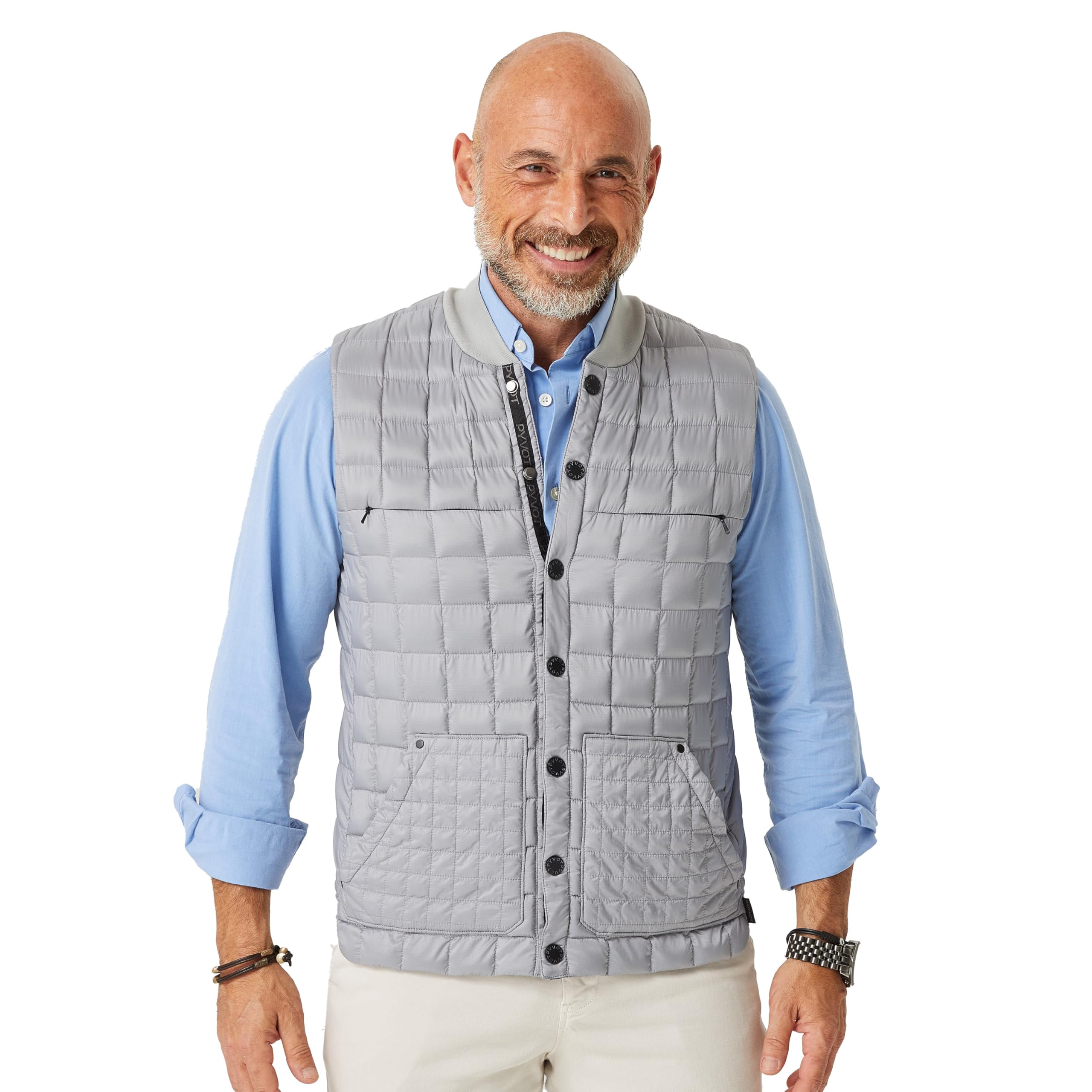 PYVOT Mens Journey Weighted Vest Quilted Sensory Weighted Apparel