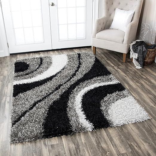 Buy T Decore Shaggy Centerpiece Carpets & Rugs for Living Room, Bedroom