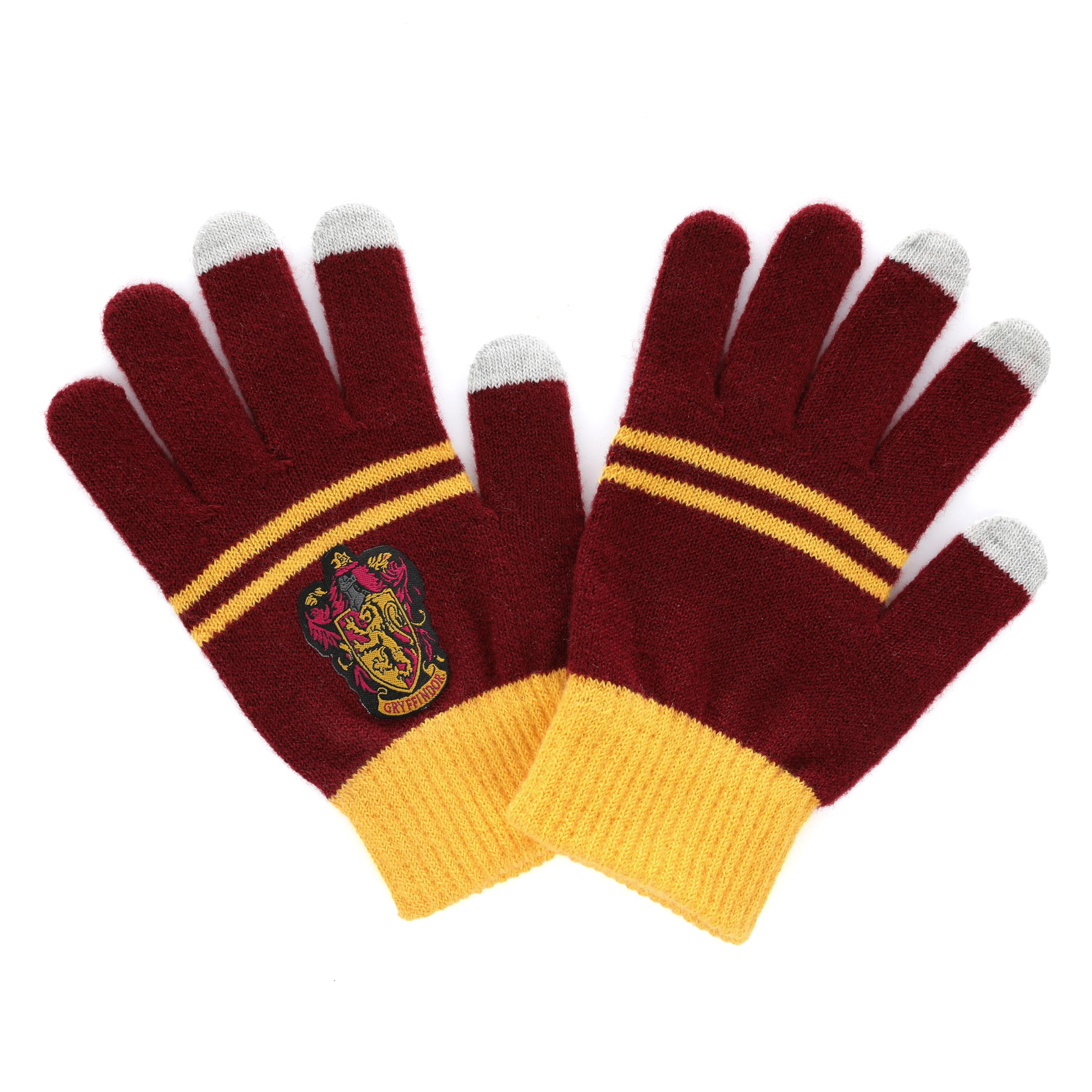 Harry Potter Écharpe officielle Gryffondor, bonnet et gants - Ensemble d'accessoires pour femmes et enfants - Cadeau et accessoires de costume de Poudlard