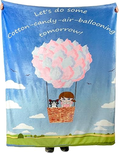 Miniatura 1 de Storytelling - Manta para niñas de 50 x 60 pulgadas, acogedora, suave, ligera, de forro polar, para cumpleaños, para niños pequeños, manta