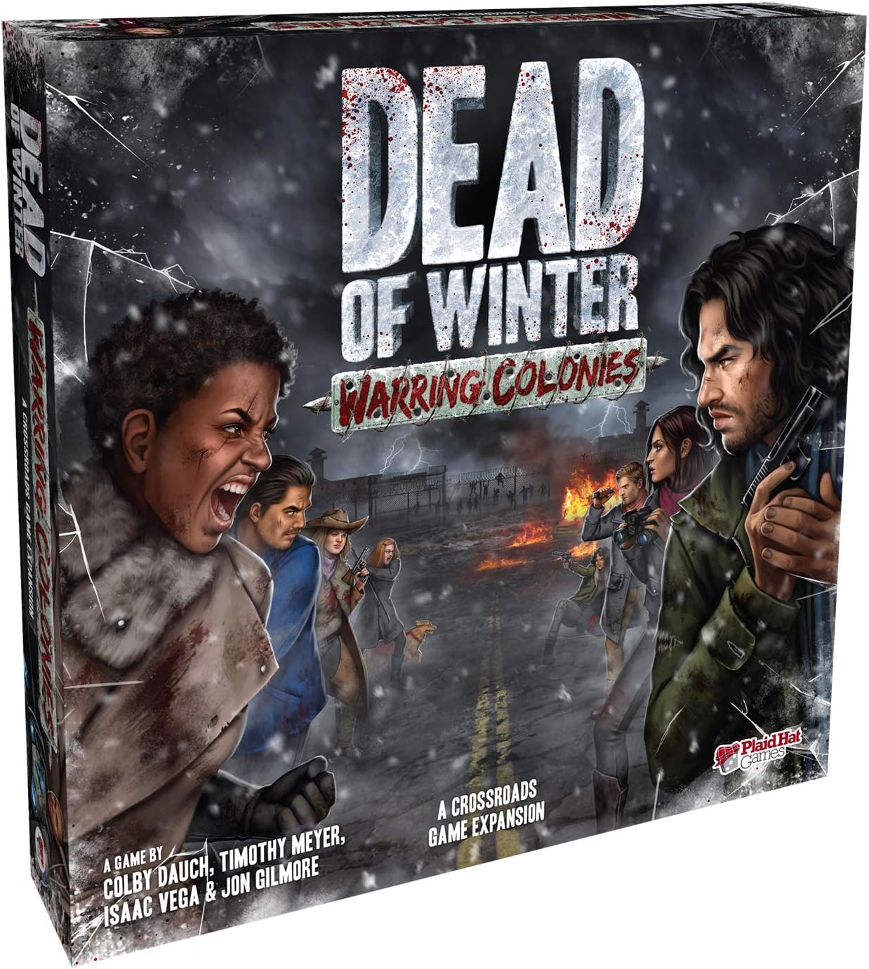 Plaid Hat Games PHG1002 Dead of Winter: Warring Colonies Expansion Board Game, Multi-Colour