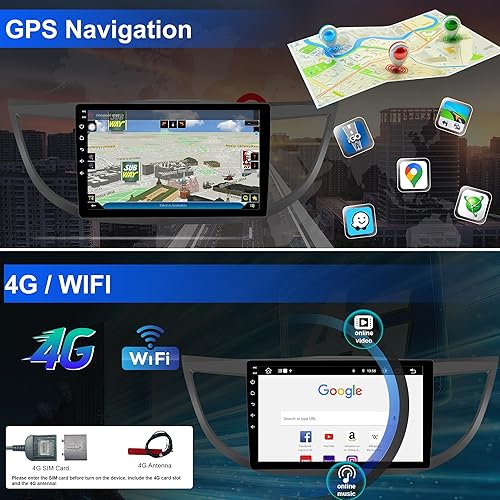Miniatura 3 de Android 13 Radio de coche estéreo para Honda CRV 2012 2013 2014 2015 2016, 10.1 "HD pantalla táctil 2G RAM 32G ROM Andriod 13.0 navegación GPS