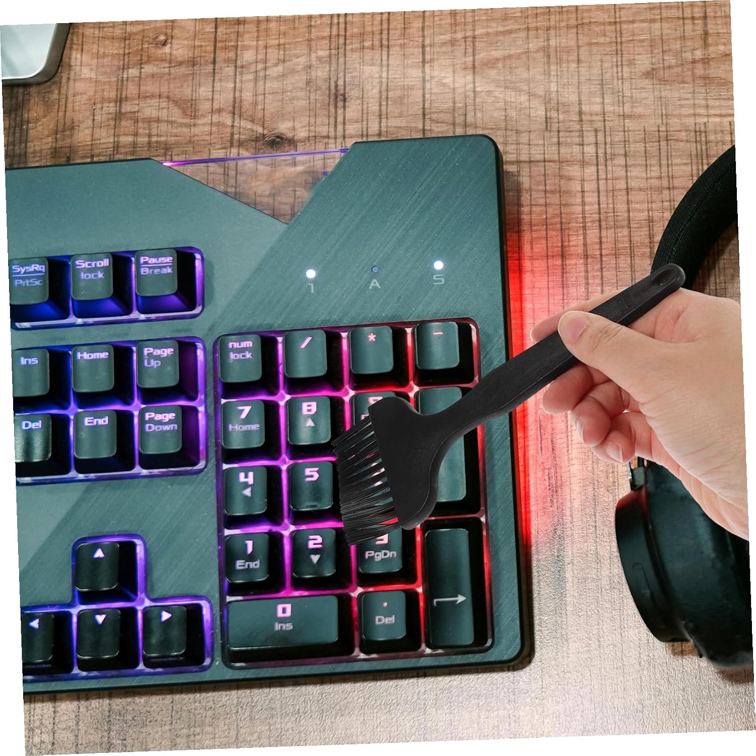 SHINEOFI 10pcs Anti-Static Keyboard Cleaning Kit with Multi-Purpose Brushes for Laptop and Computer PCB Dust Removal, Electronics Cleaning Accessories for Office and Lab Use
