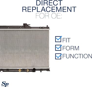 Spectra Premium CU2443 Radiator With TOC Compatible With Honda CR-V and Element