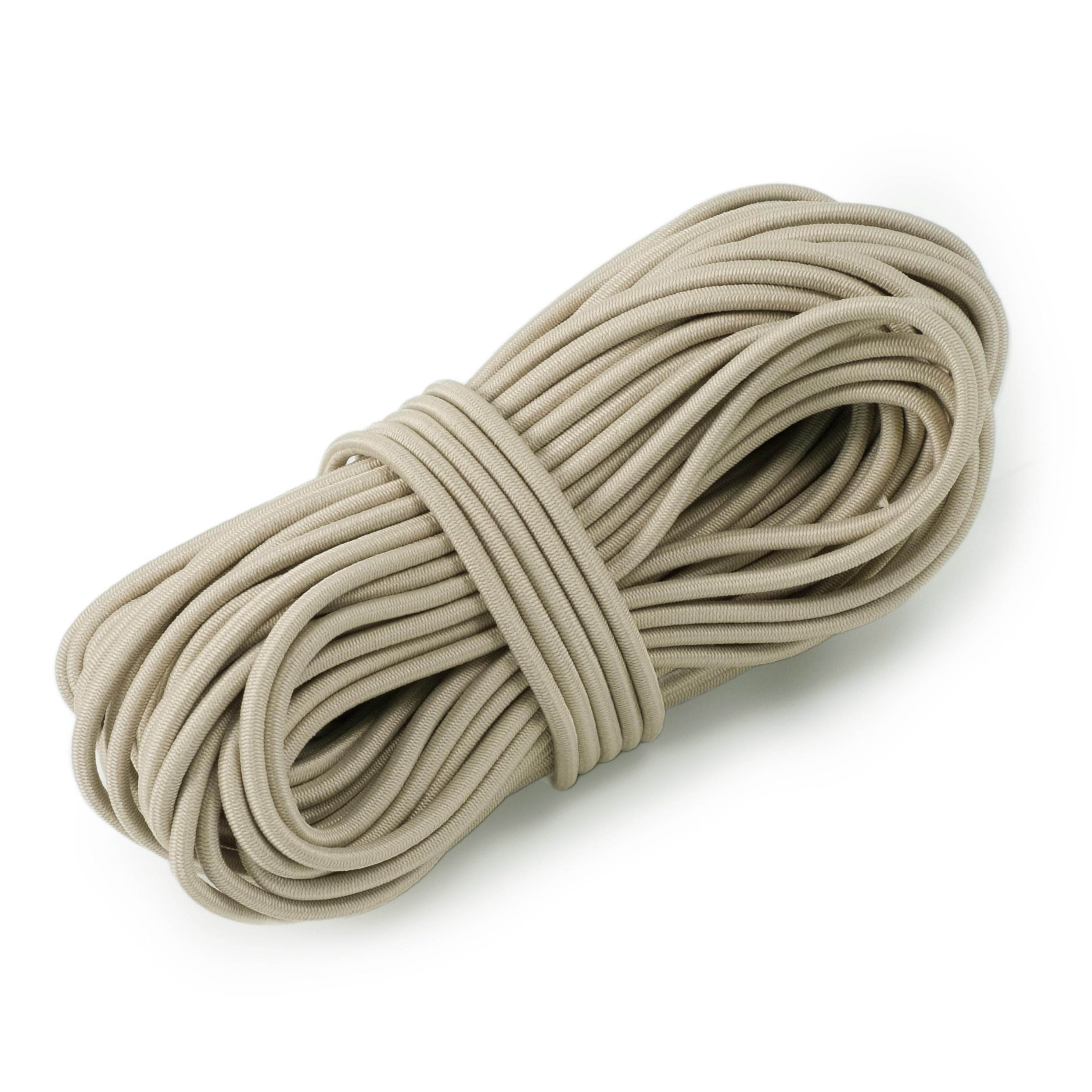 Shelver Premium Elastic Cord, 3mm Beige, 5m