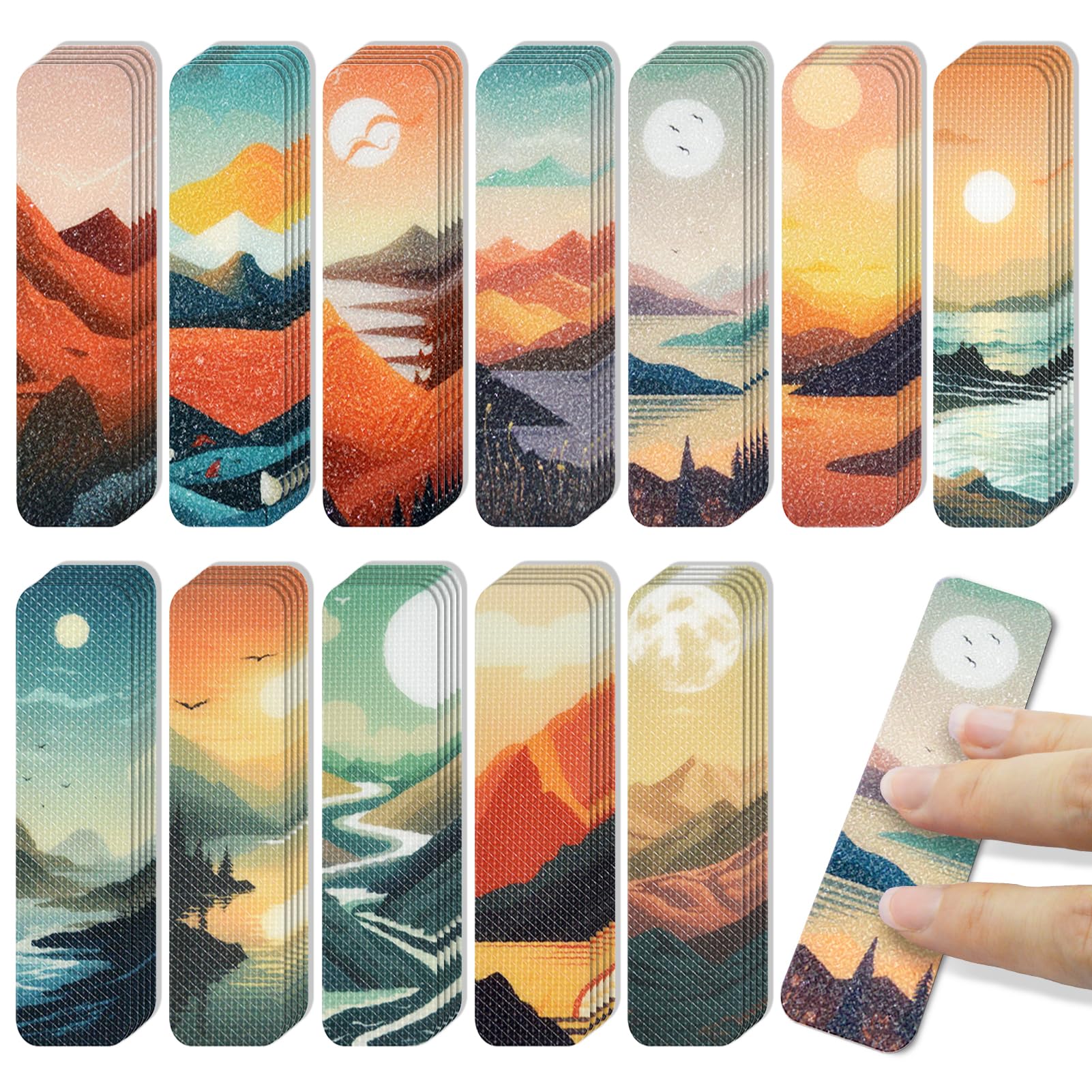 36 Pcs Sensory Stickers with Different Textures – Tactile & Texture Sensory Strips for Teens and Adults – Calm Sticker, Anxiety Relief Items –