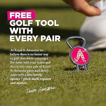 新品 & Awesome ロイヤルアンドオーサム ゴルフウェア パンツ Royal & Awesome | Men's Loud, Funky, Crazy Golf Clothing