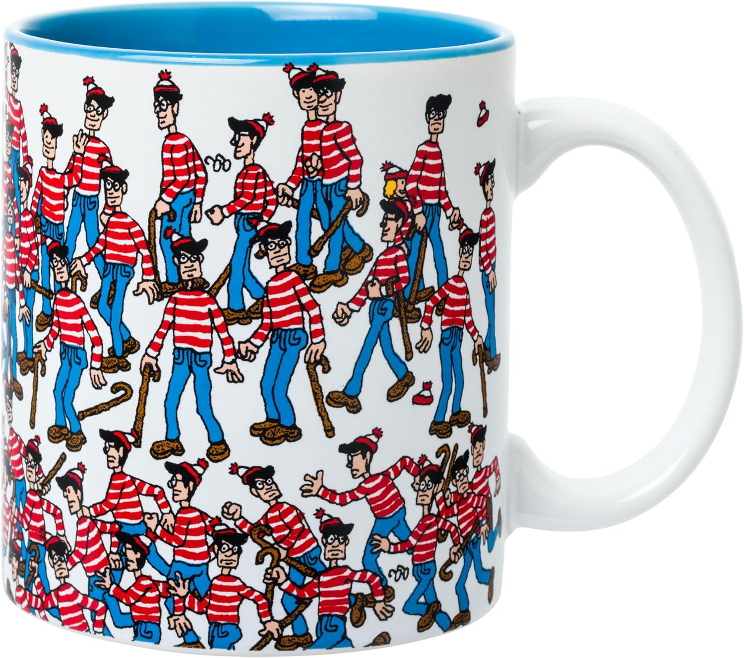Silver Buffalo Where's Waldo Ceramic Mug, 20 Ounces