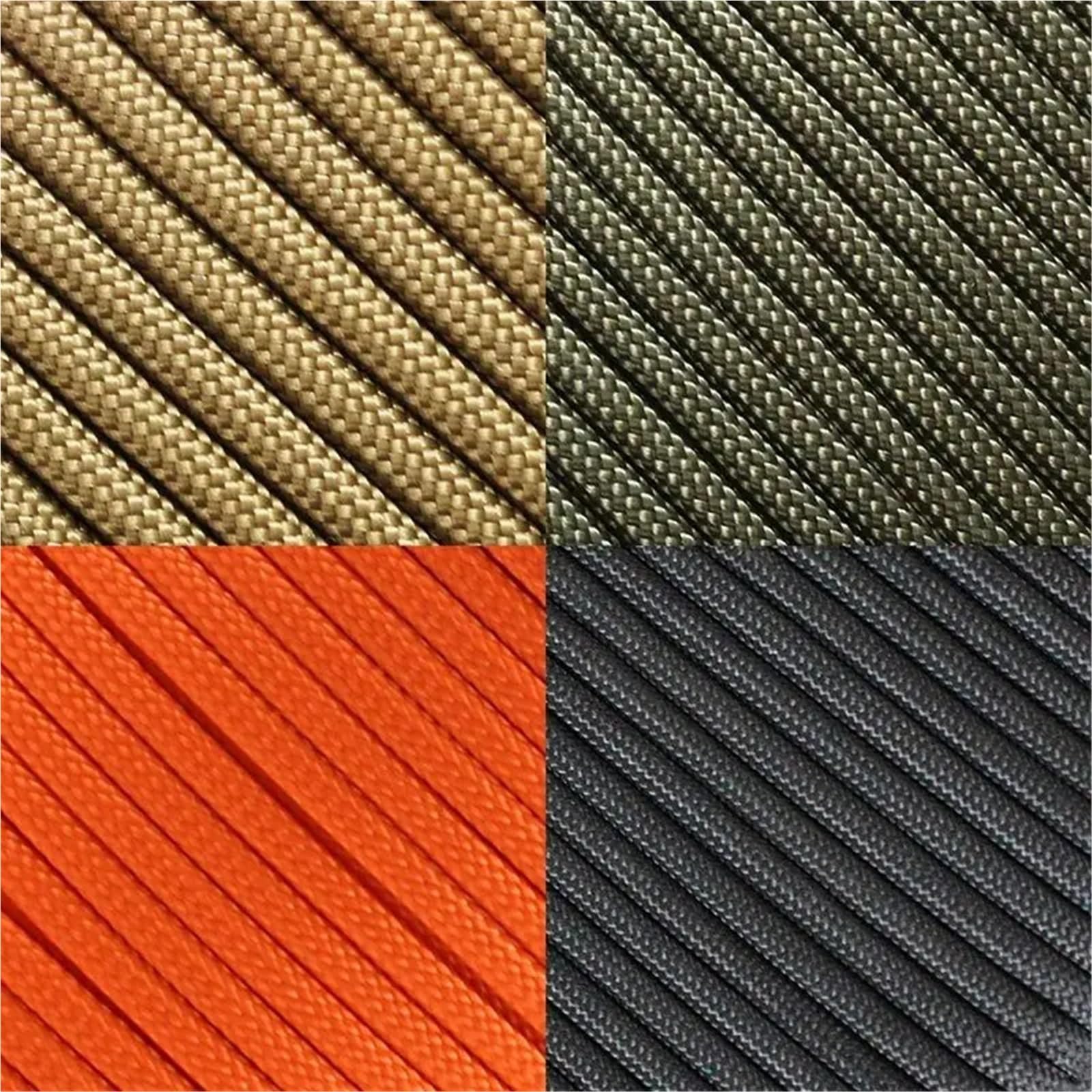 Paracord, 550 lina 100M 50M 7 splotów 4mm spadochronowa Outdoor Camping sprzęt survivalowy DIY bransoletka linka do namiotu (7C czerwony, 31M)