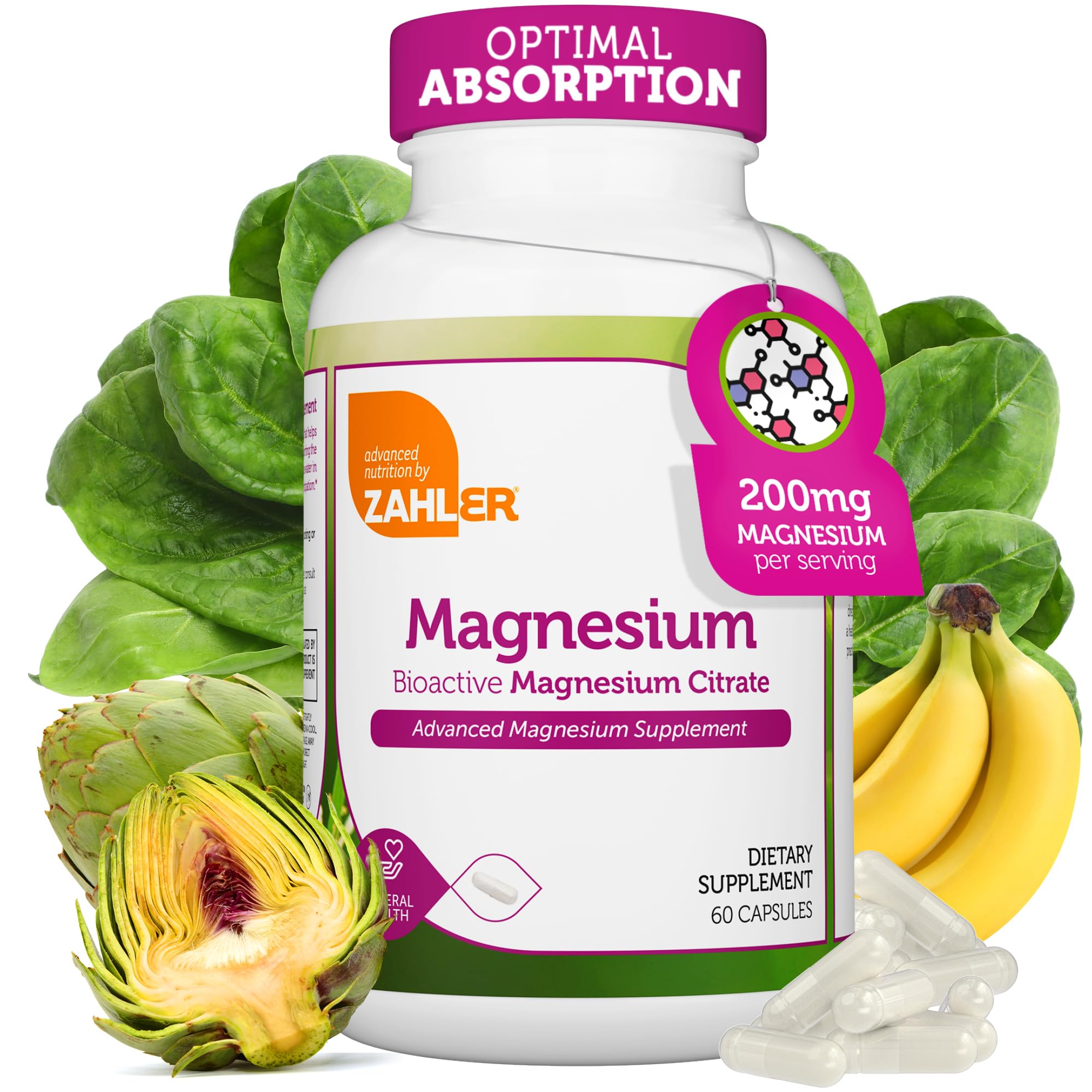Zahler Magnesium Citrate 200 mg