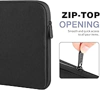 Vista 6 de MoKo Funda para tablet de 9-11 pulgadas - Estuche de transporte para iPad Pro M4/Air M2/5/4/3, iPad 10th/9/8/7, Tab S8/S9, Negro