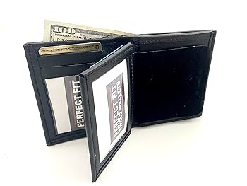 Amazon.com : 7 Point Star Bi-Fold Hidden Badge Wallet