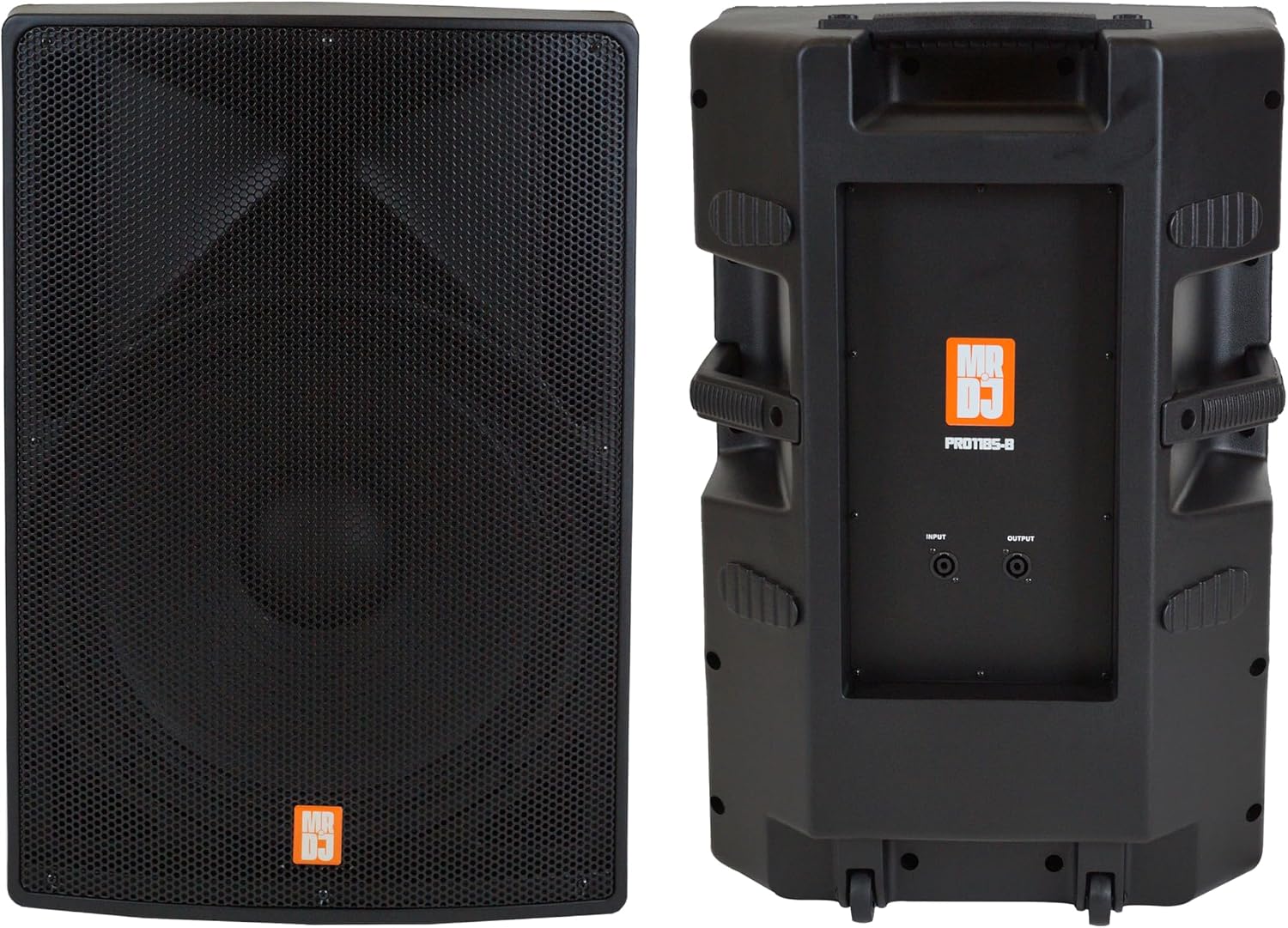 Mr. Dj PRO118S-B Powerful PRO PA DJ Single 18" Full Range Passive Speaker (Black)