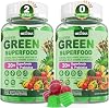 Patrocinado Patrocinado Estás viendo este anuncio según la relevancia del producto para tu consulta. Deja comentarios sobre el anuncio Gomitas multivitamínicas de super greens, con espirulina, clorela y multivitaminas | Gomitas de superalimentos verdes + fibra prebiótica, adaptógenos, vitaminas para adultos para salud intestinal, inmunidad, concentración y energía, 120 unidades Gomitas 60 unidades (paquete de 2) 1