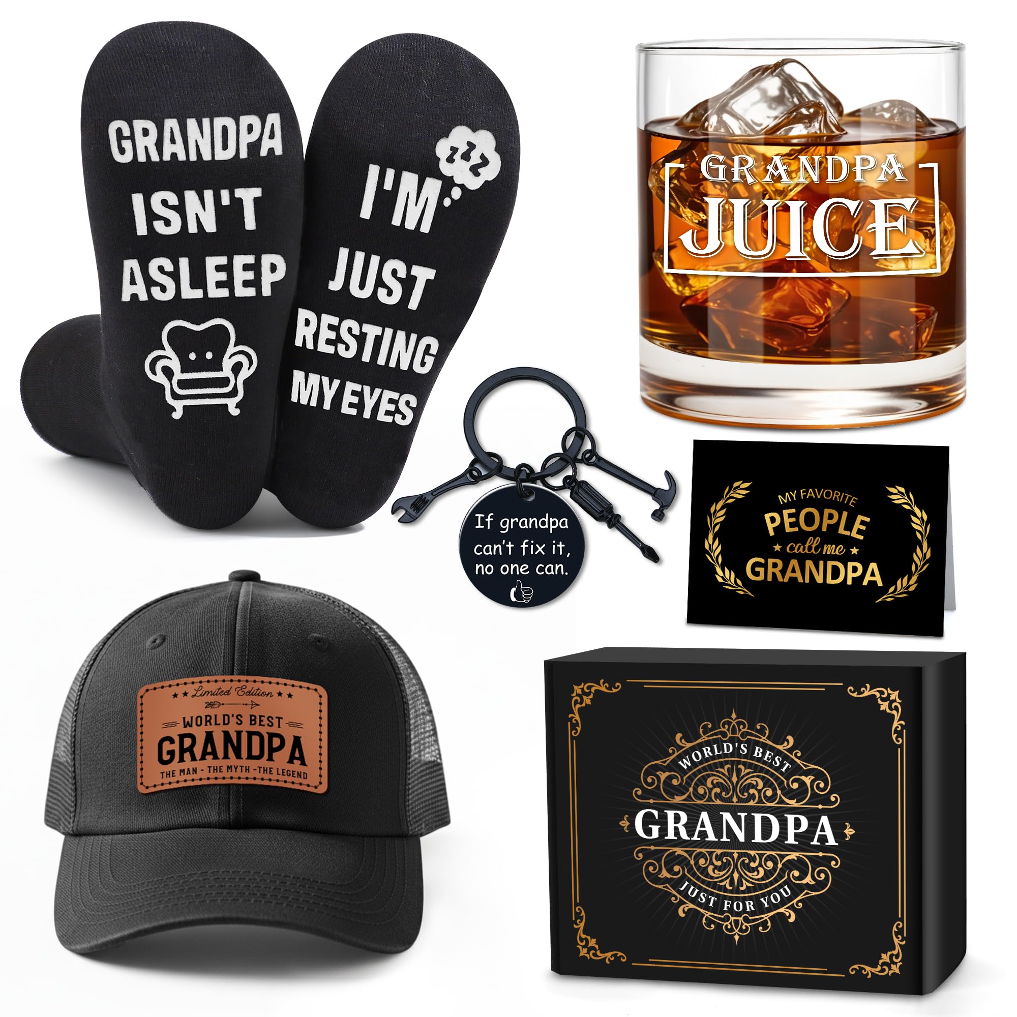 Gifts for Grandpa Birthday Grandpa Gifts for Men Funny Grandfather Gift for Best Grandpas New First Time Great Grandfather to Be Announcement Gift Grandad Happy Birthday Christmas Fathers Day Presents