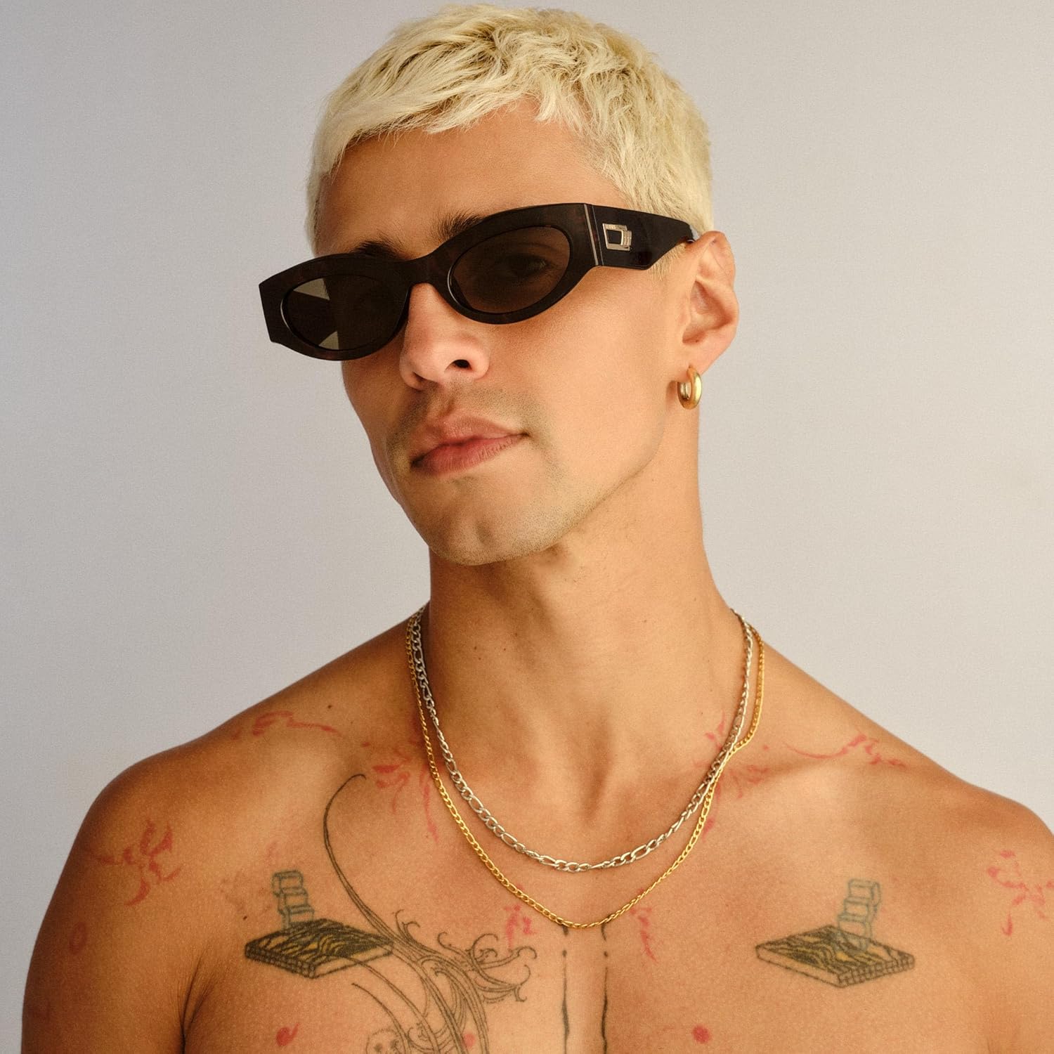 Le Specs Body Bumpin II Sunglasses - Tort, Oval, Unisex, Classic Retro Style