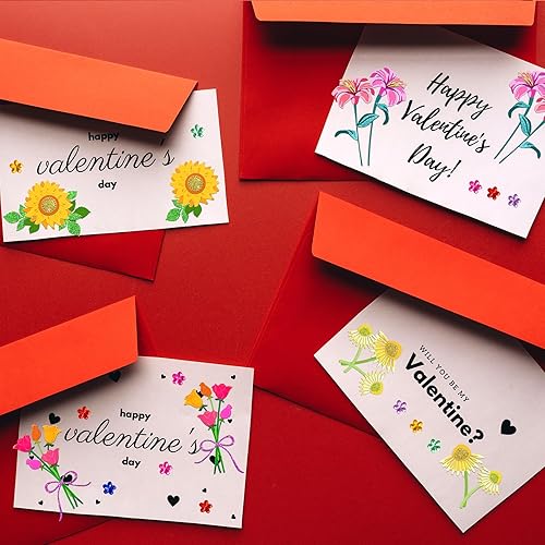 Miniatura 2 de DailyTreasures - Juego de 4 troqueles de corte de metal con flores, 28 plantillas en relieve de hojas de flores 3D, troqueles de Acción de Gracias,