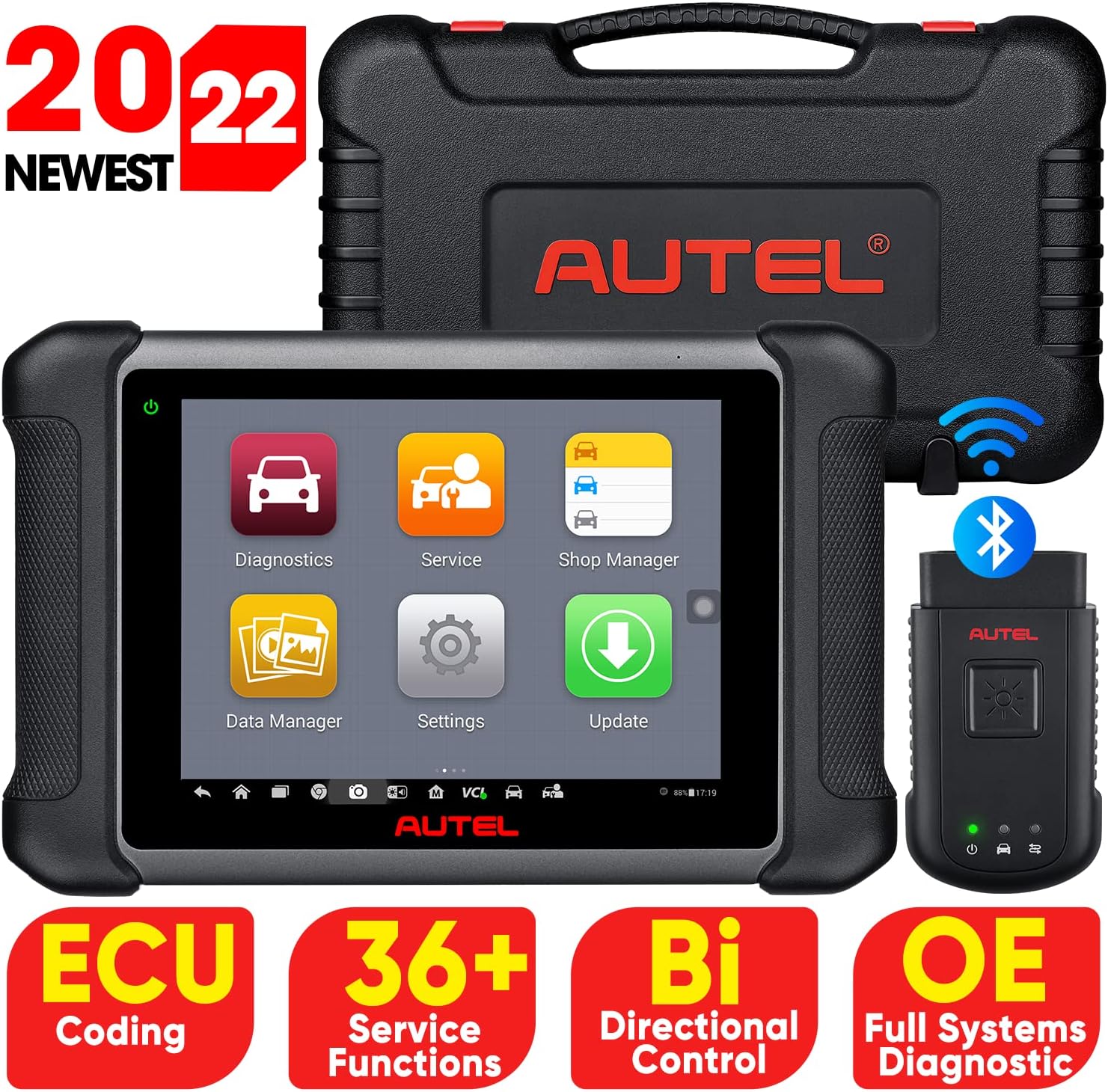 Buy Autel Scanner MaxiSys MS906BT, 2022 Newest Automotive Diagnostic ...