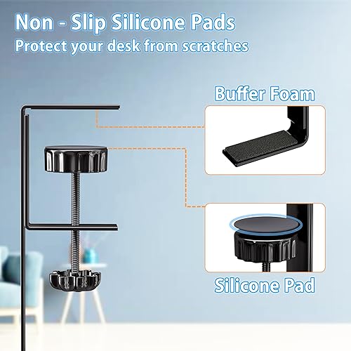 Miniatura 3 de Bandeja de organización de cables para debajo del escritorio, organizador de cables de 15.7 pulgadas para mesa, organizador de cables de escritorio