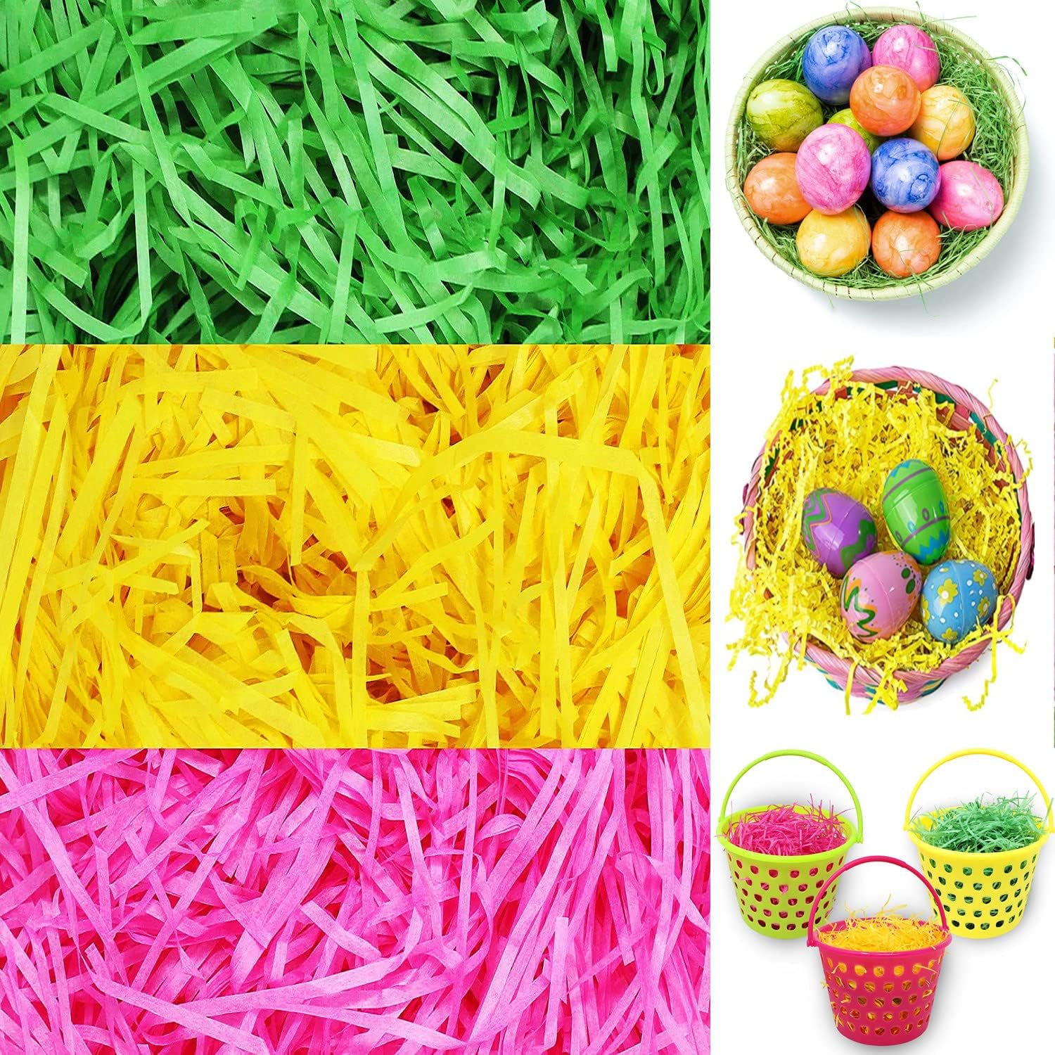 Easter Grass, Easter Basket Filler Raffia Paper Shreds