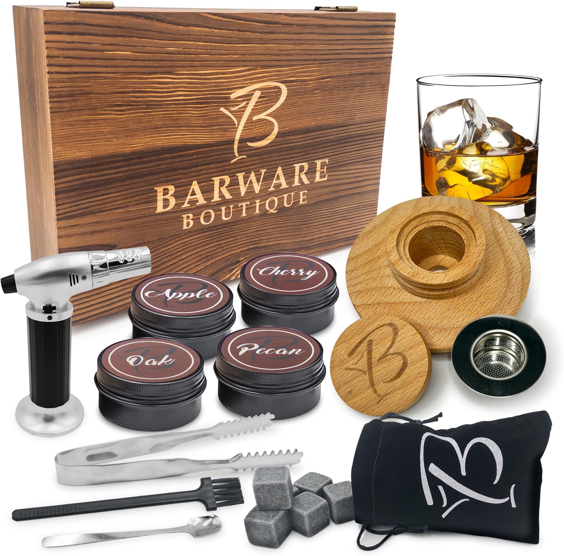 All Star Smoker Cocktail Smoker Kit with Torch 8 Wood