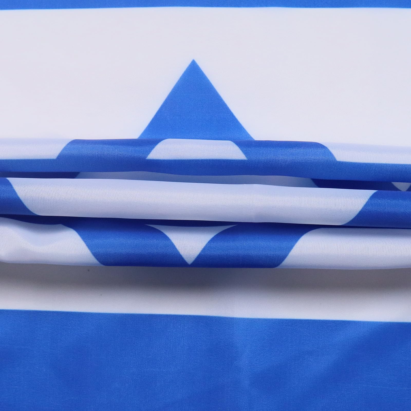 AZ FLAG Drapeau Israël 150x90 cm - Cape Drapeau Israélien 100% Polyester Avec Manches Intégrées - Body Flag 80g