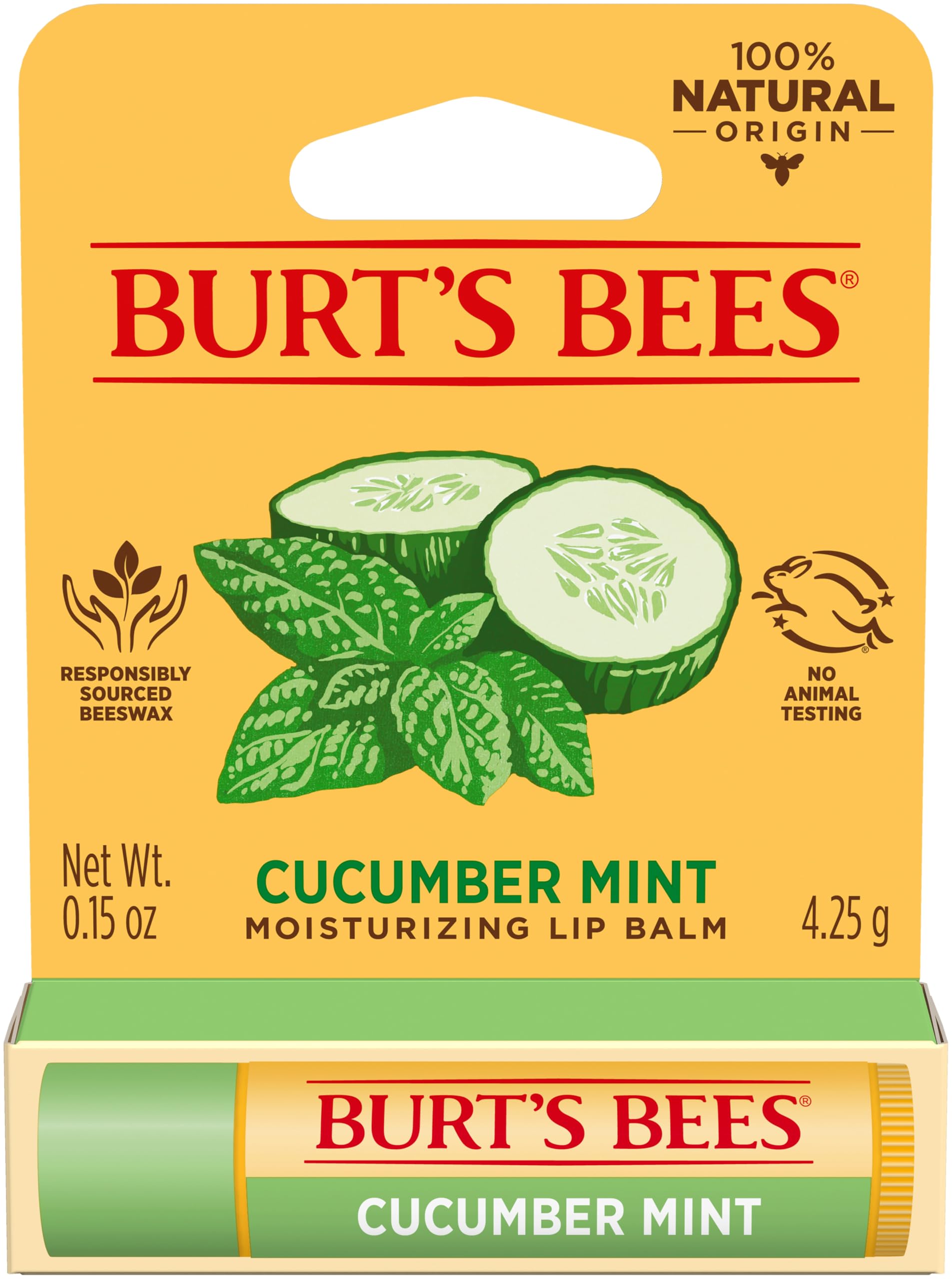 BURTS BEES Cucumber Mint Lip Balm Blister Pack, 4.25 GR-picture-14