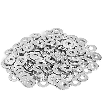 100Pcs Flat Washers for Screws 100Pcs Flat Washers for Screws