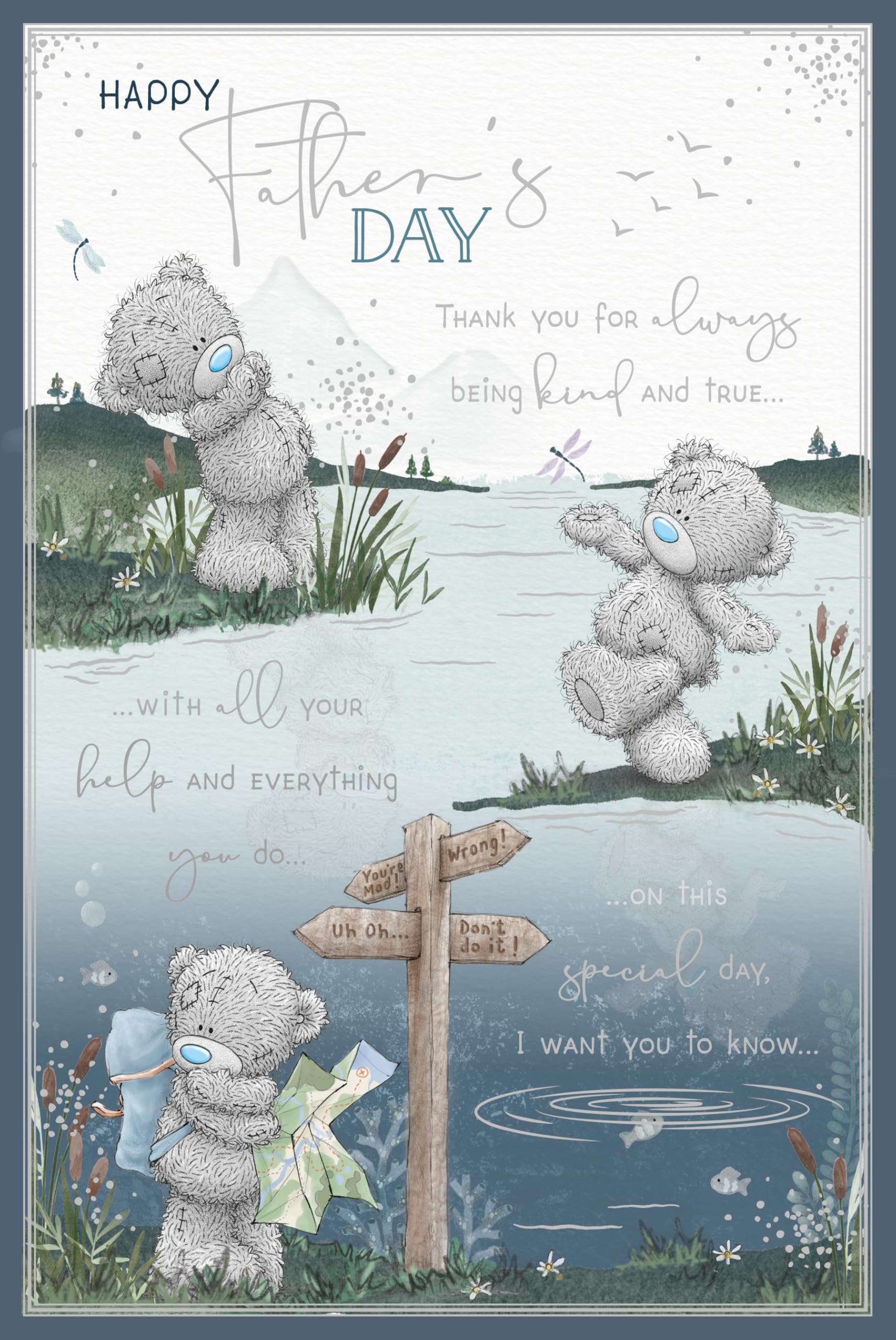 Me to You Bear Father's Day Card - official Collection