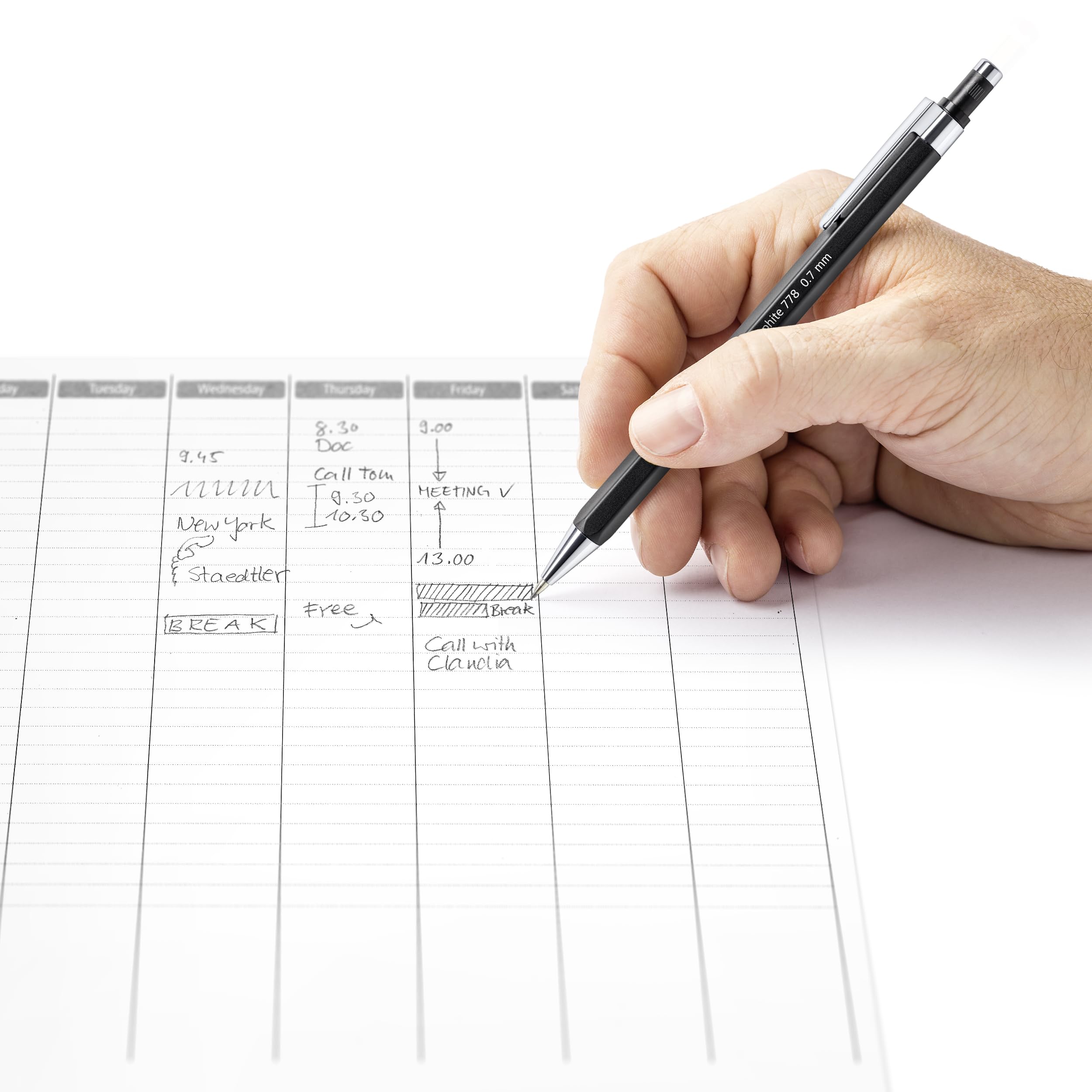 STAEDTLER Ołówek automatyczny, smukły kształt sześciokątny, 778 ołówek automatyczny, 7787ABK25D ST