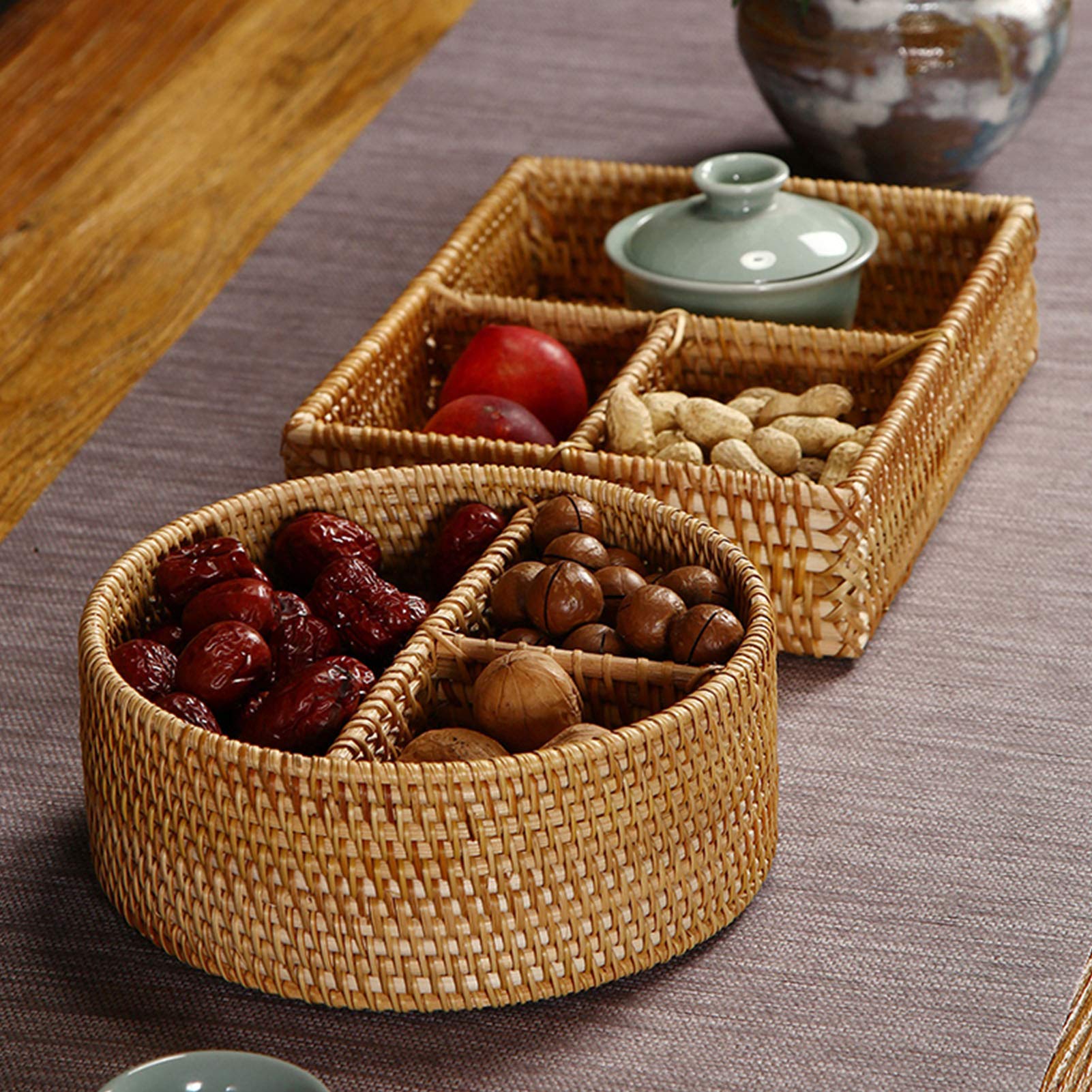 ラタン⭐︎蓋付き収納ボックス ラタン蓋つき収納ボックス 通販 - ディノス