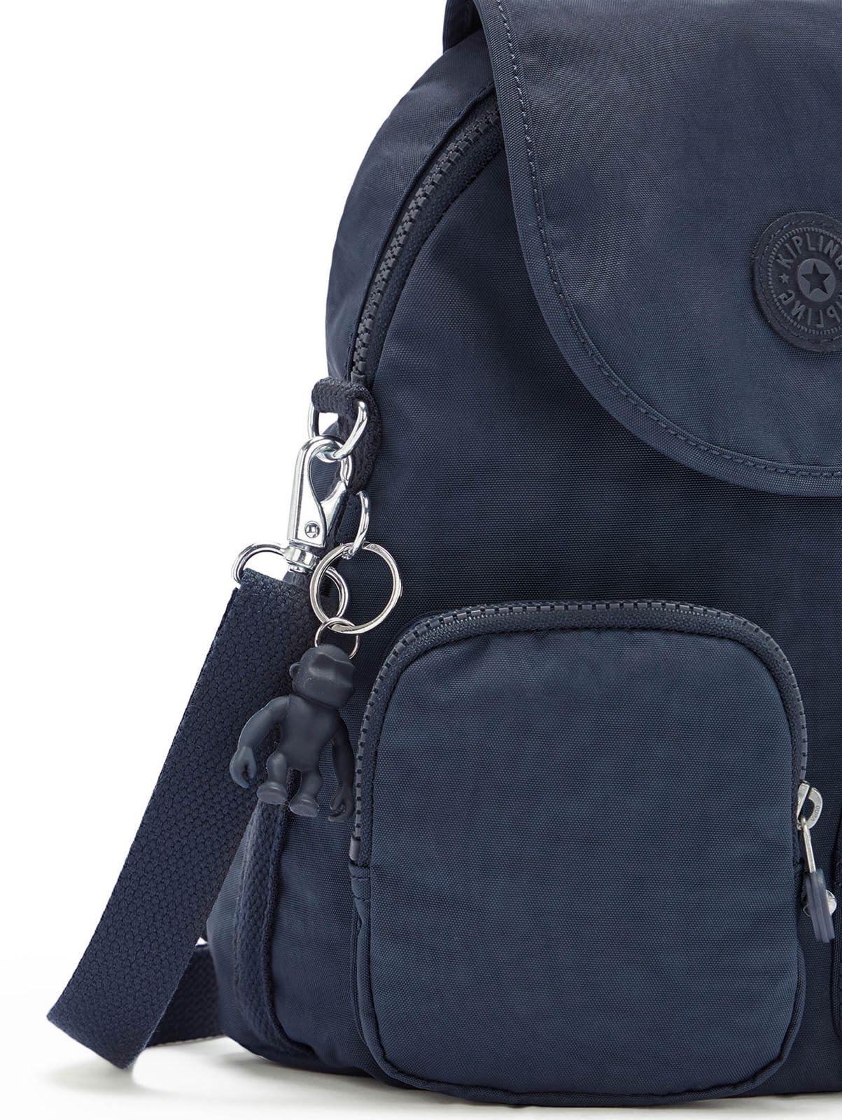 Kipling Firefly Up Mochila Pequeña (Convertible en Bandolera), Blue Bleu 2 (Azul)