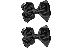 3 Inch Black Hair Bow Toddler