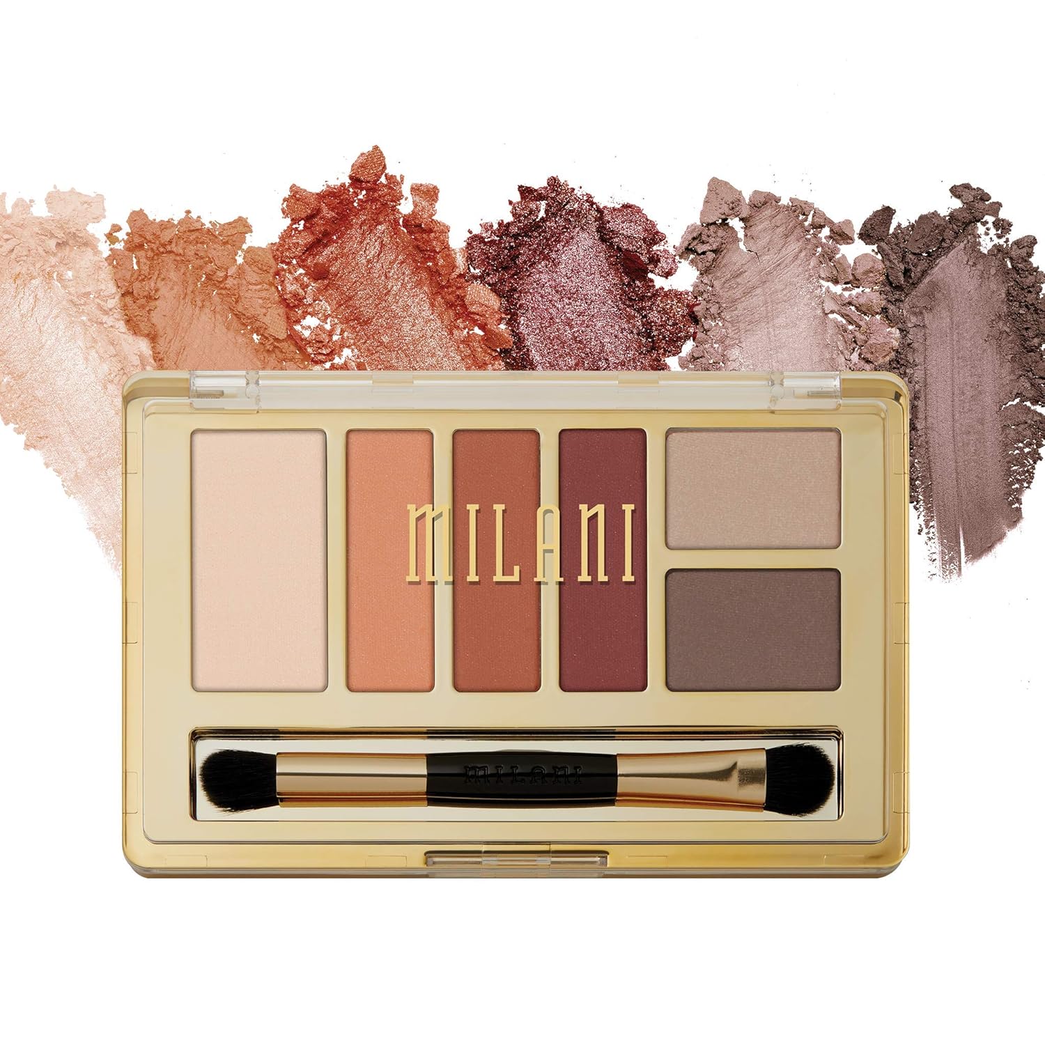 Milani Everyday Eyes Eyeshadow Palette - Modern Mattes (0.21 Ounce) 6 Cruelty-Free Matte or Metallic Eyeshadow Colors to Contour & Highlight